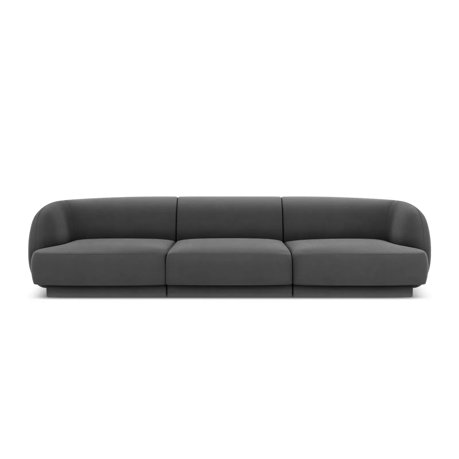 Miley 3-Sitzer Sofa mit Bezug aus Samt oder Boucle, 255x90 cm - Image 27