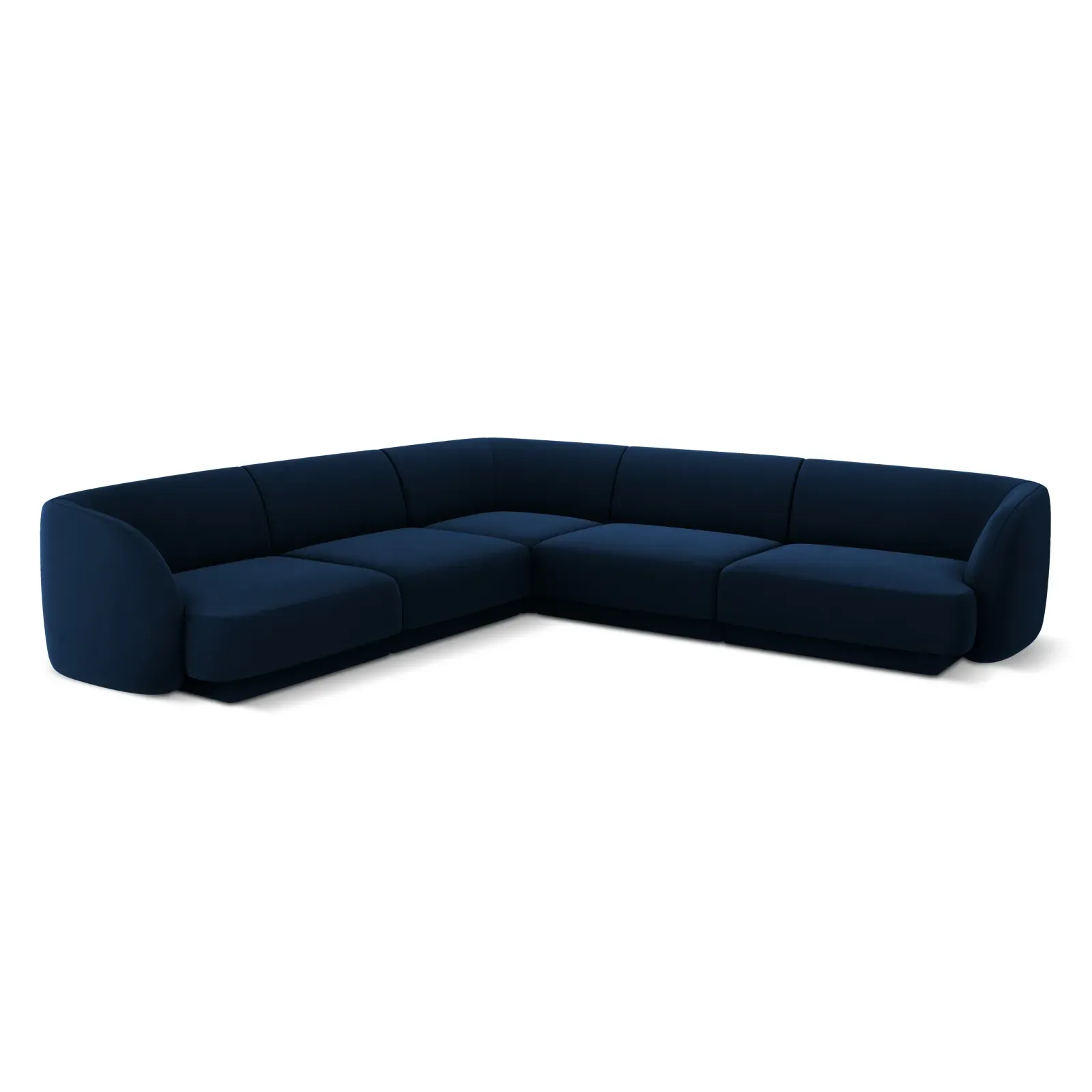 Miley 5-Sitzer Ecksofa mit Bezug aus Samt oder Boucle, 255x255 cm - Image 12