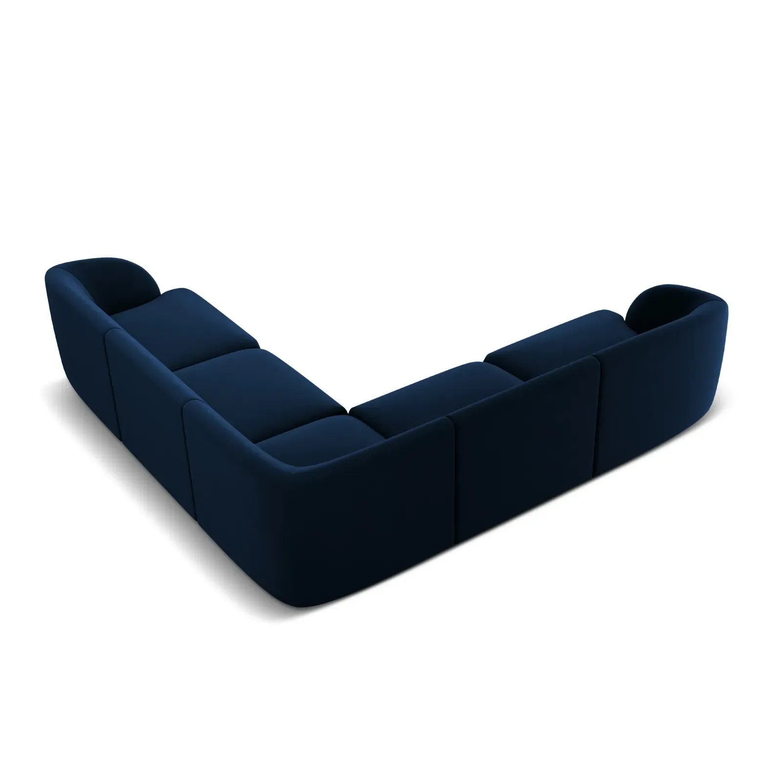 Miley 5-Sitzer Ecksofa mit Bezug aus Samt oder Boucle, 255x255 cm - Image 14