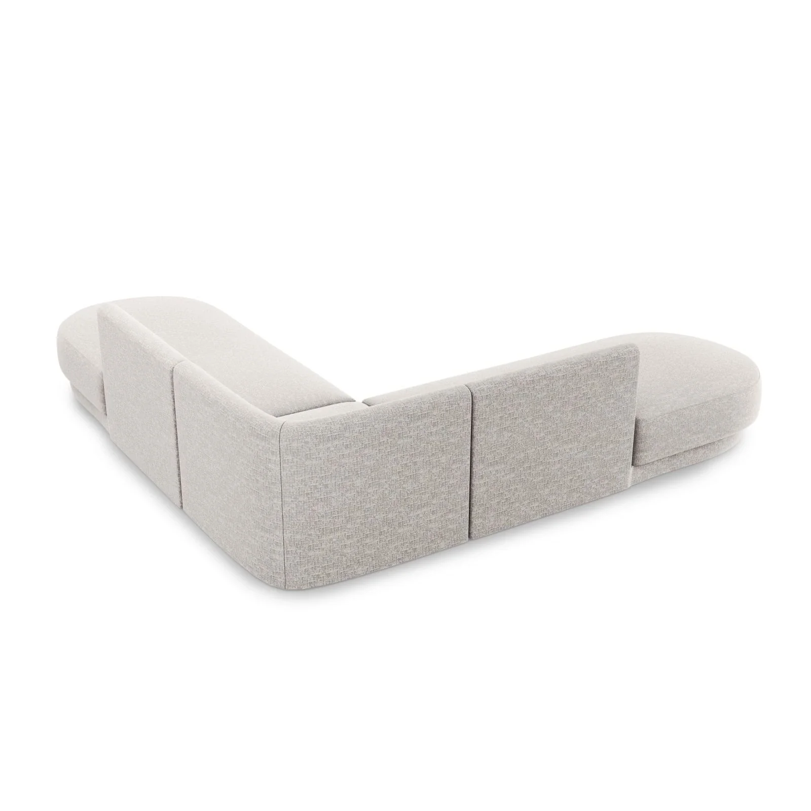 Miley 5-Sitzer Ecksofa, symmetrisch, in Samt, Boucle oder Chenille, 248x248 cm - Image 24