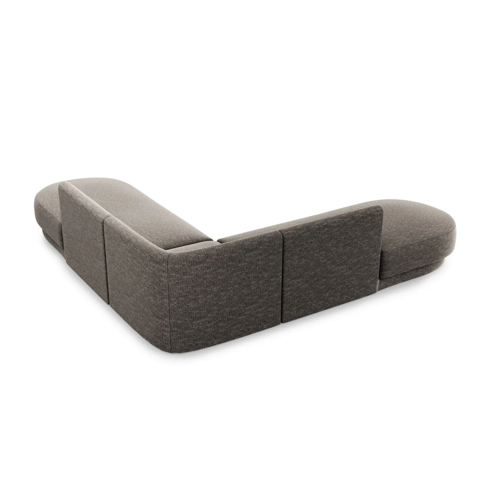 Miley 5-Sitzer Ecksofa, symmetrisch, in Samt, Boucle oder Chenille, 248x248 cm - Image 29