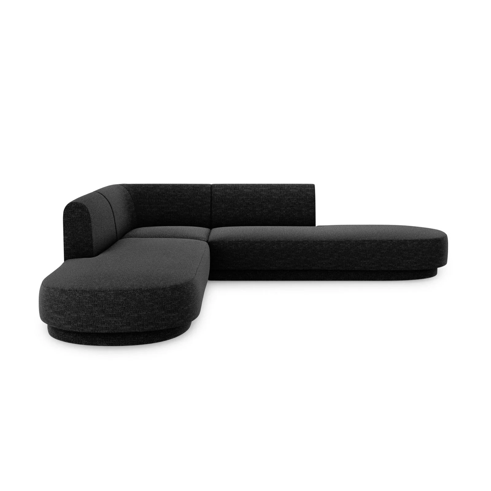 Miley 5-Sitzer Ecksofa, symmetrisch, in Samt, Boucle oder Chenille, 248x248 cm - Image 31