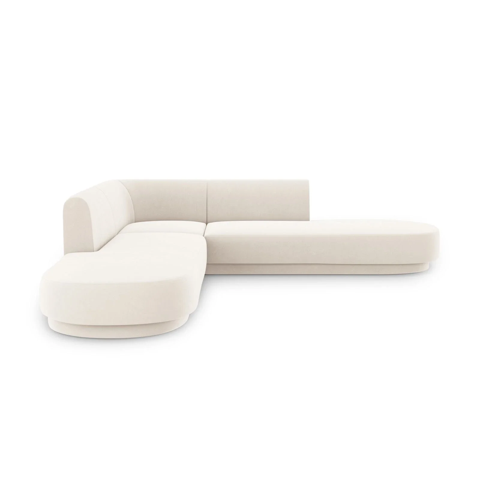Miley 5-Sitzer Ecksofa, symmetrisch, in Samt, Boucle oder Chenille, 248x248 cm - Image 36