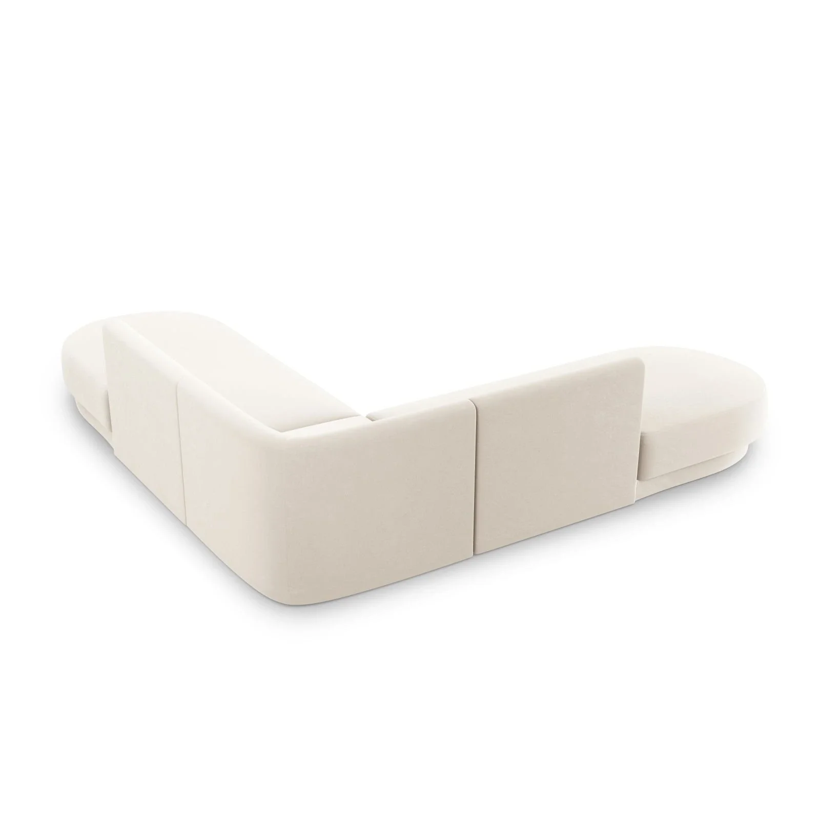 Miley 5-Sitzer Ecksofa, symmetrisch, in Samt, Boucle oder Chenille, 248x248 cm - Image 39