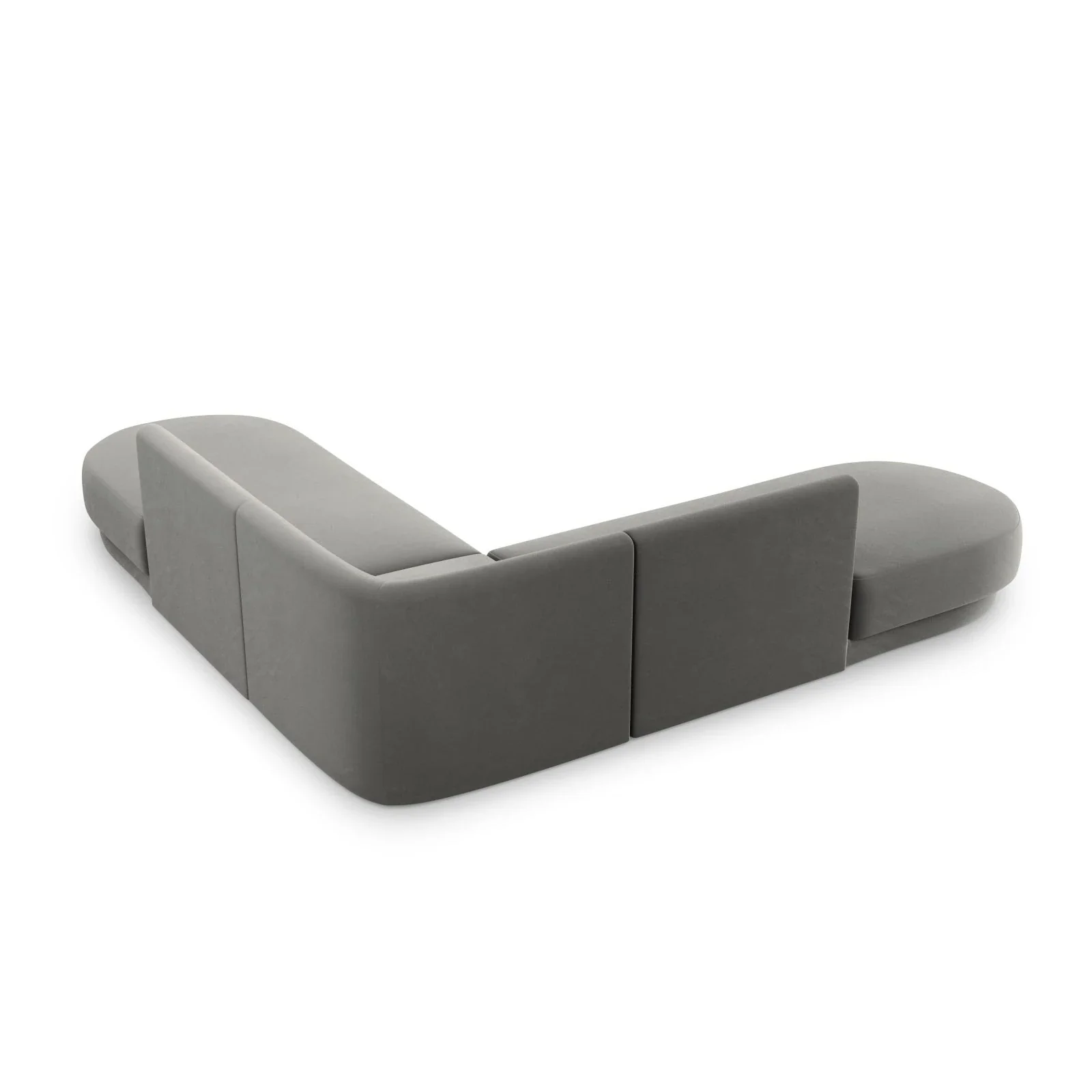 Miley 5-Sitzer Ecksofa, symmetrisch, in Samt, Boucle oder Chenille, 248x248 cm - Image 47