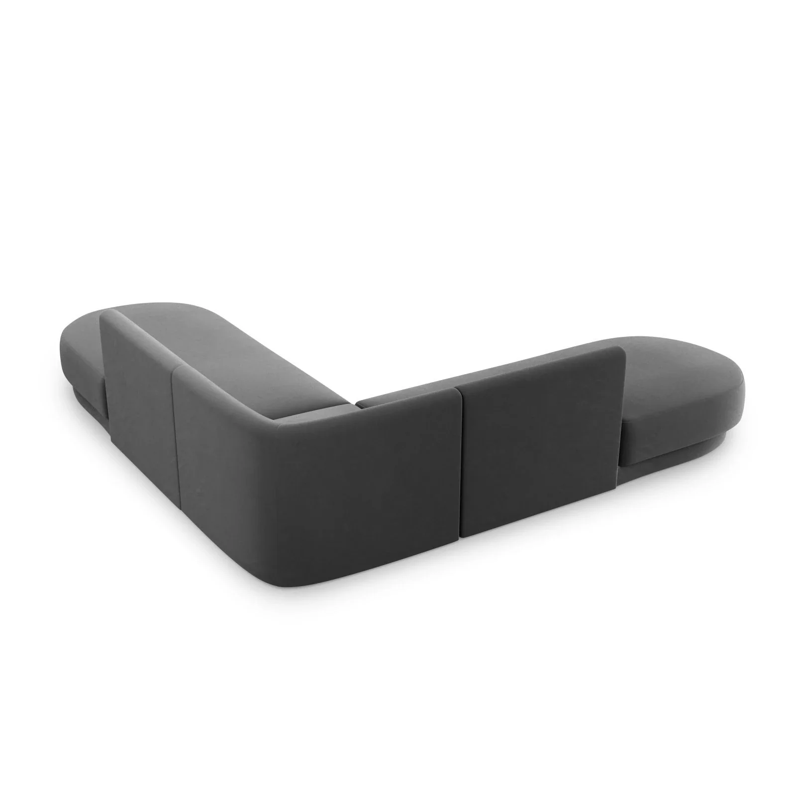 Miley 5-Sitzer Ecksofa, symmetrisch, in Samt, Boucle oder Chenille, 248x248 cm - Image 51
