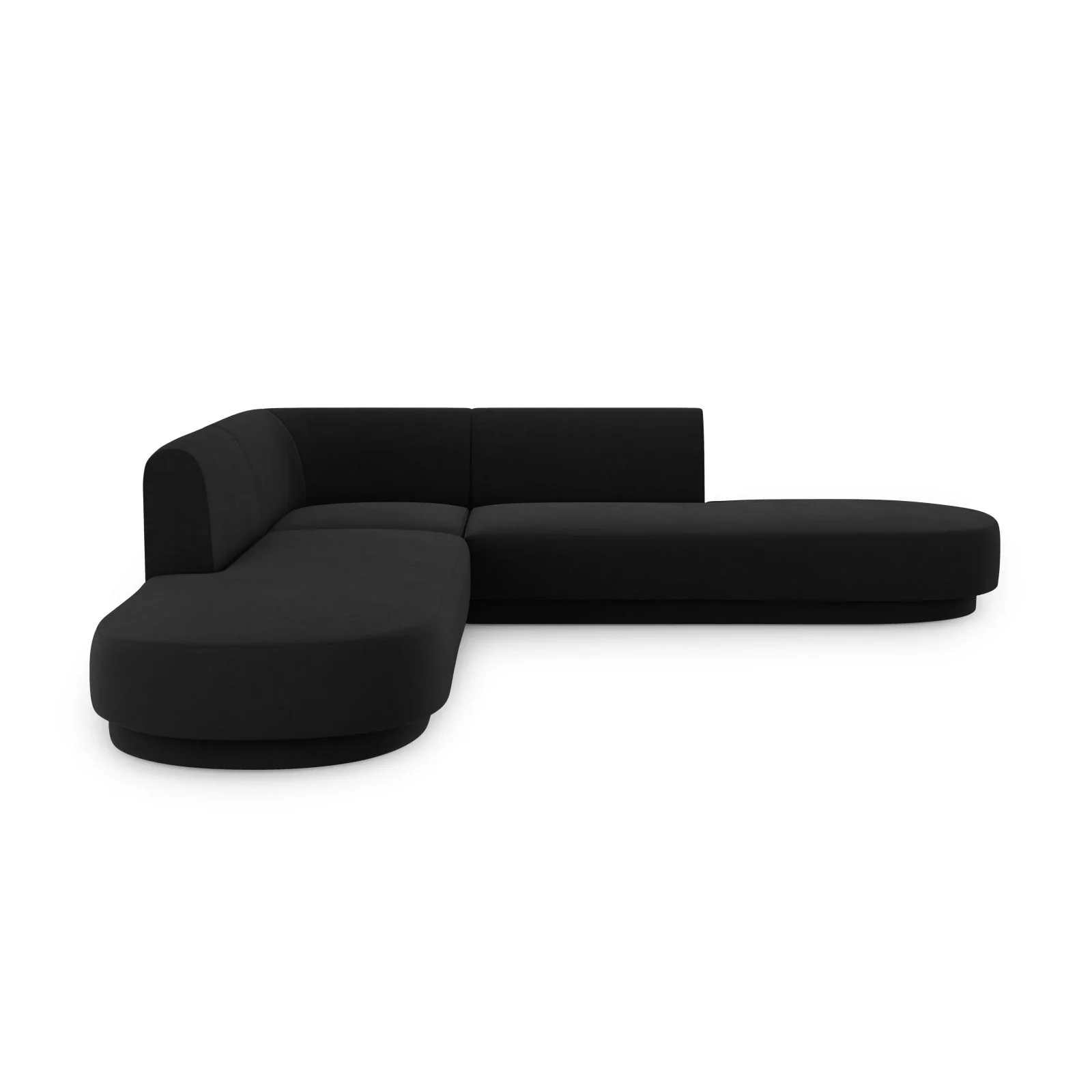 Miley 5-Sitzer Ecksofa, symmetrisch, in Samt, Boucle oder Chenille, 248x248 cm - Image 52
