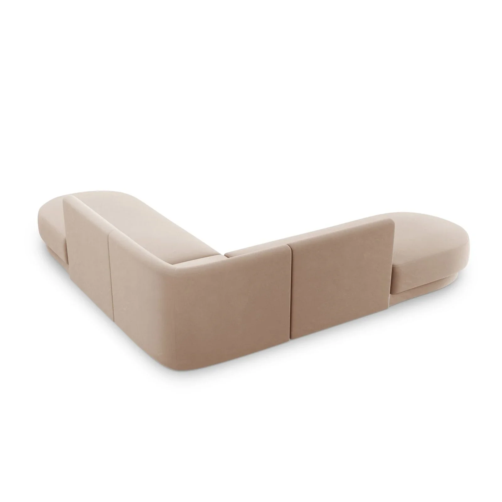 Miley 5-Sitzer Ecksofa, symmetrisch, in Samt, Boucle oder Chenille, 248x248 cm - Image 59