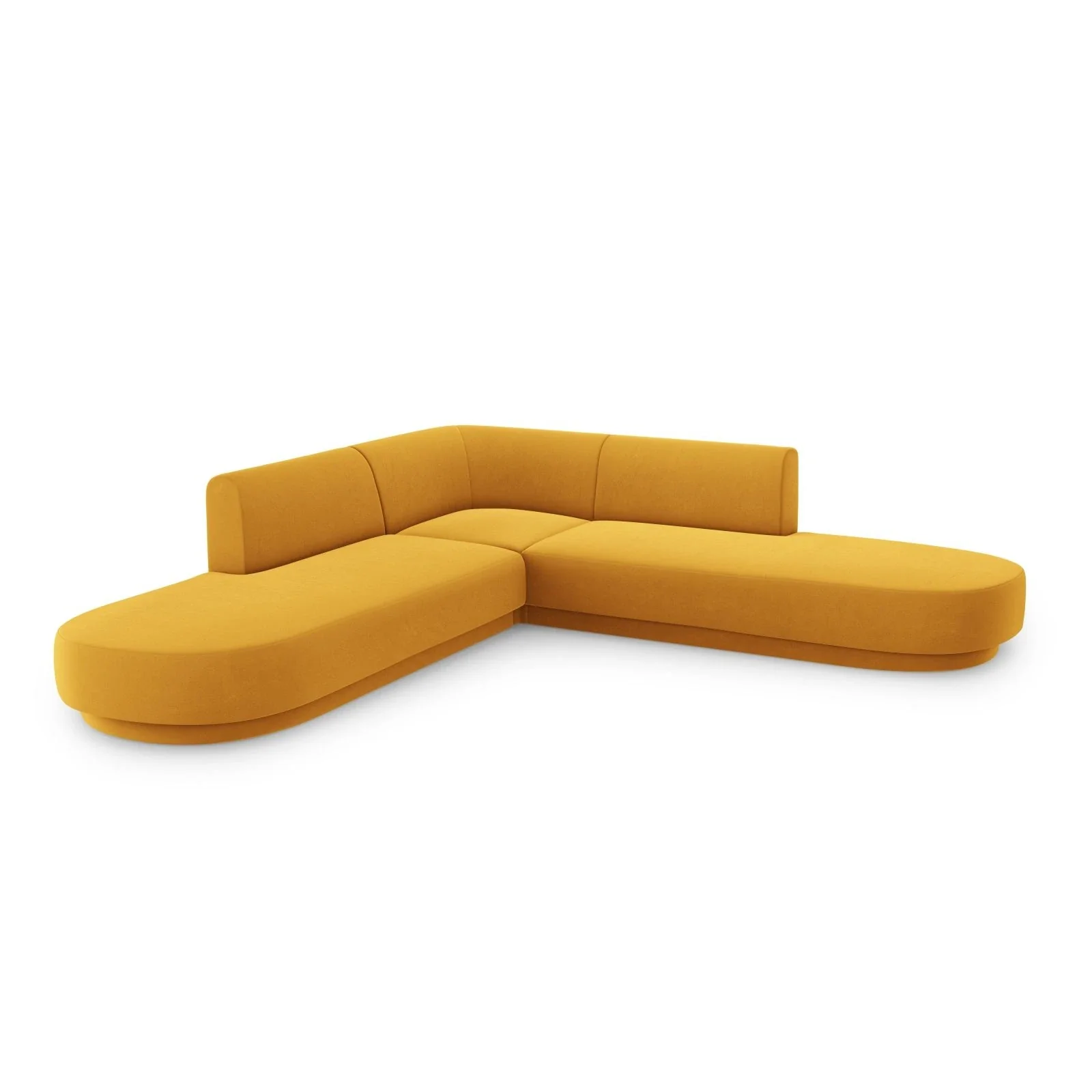 Miley 5-Sitzer Ecksofa, symmetrisch, in Samt, Boucle oder Chenille, 248x248 cm - Image 63