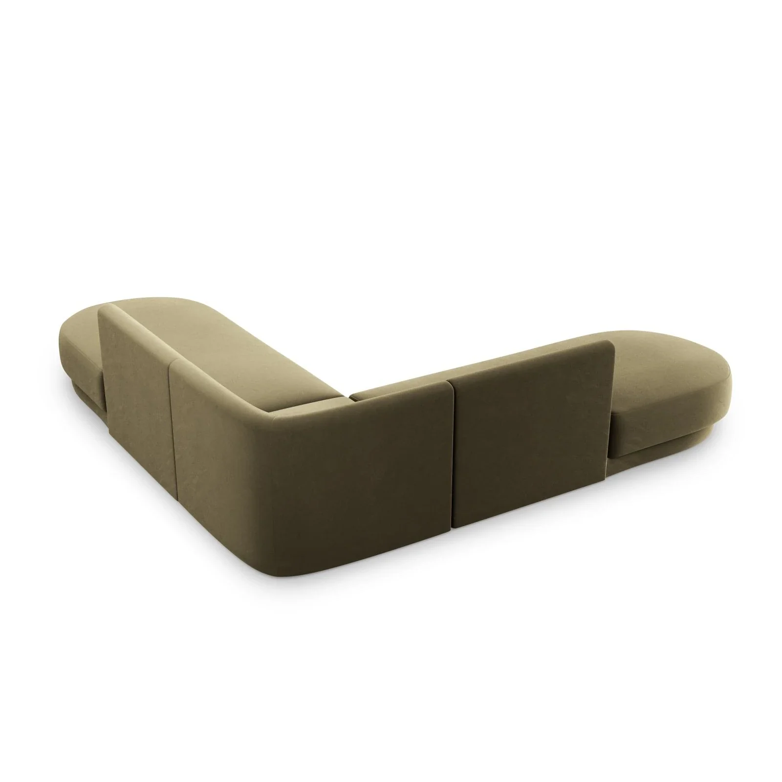 Miley 5-Sitzer Ecksofa, symmetrisch, in Samt, Boucle oder Chenille, 248x248 cm - Image 69