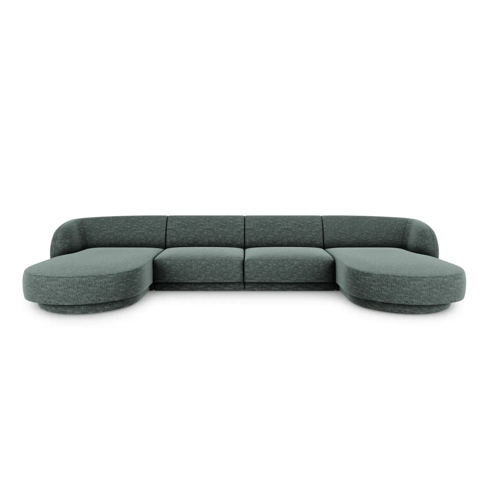 Miley 5-Sitzer Panorama-Sofa mit Bezug aus Chenille, 330x156 cm - Image 11