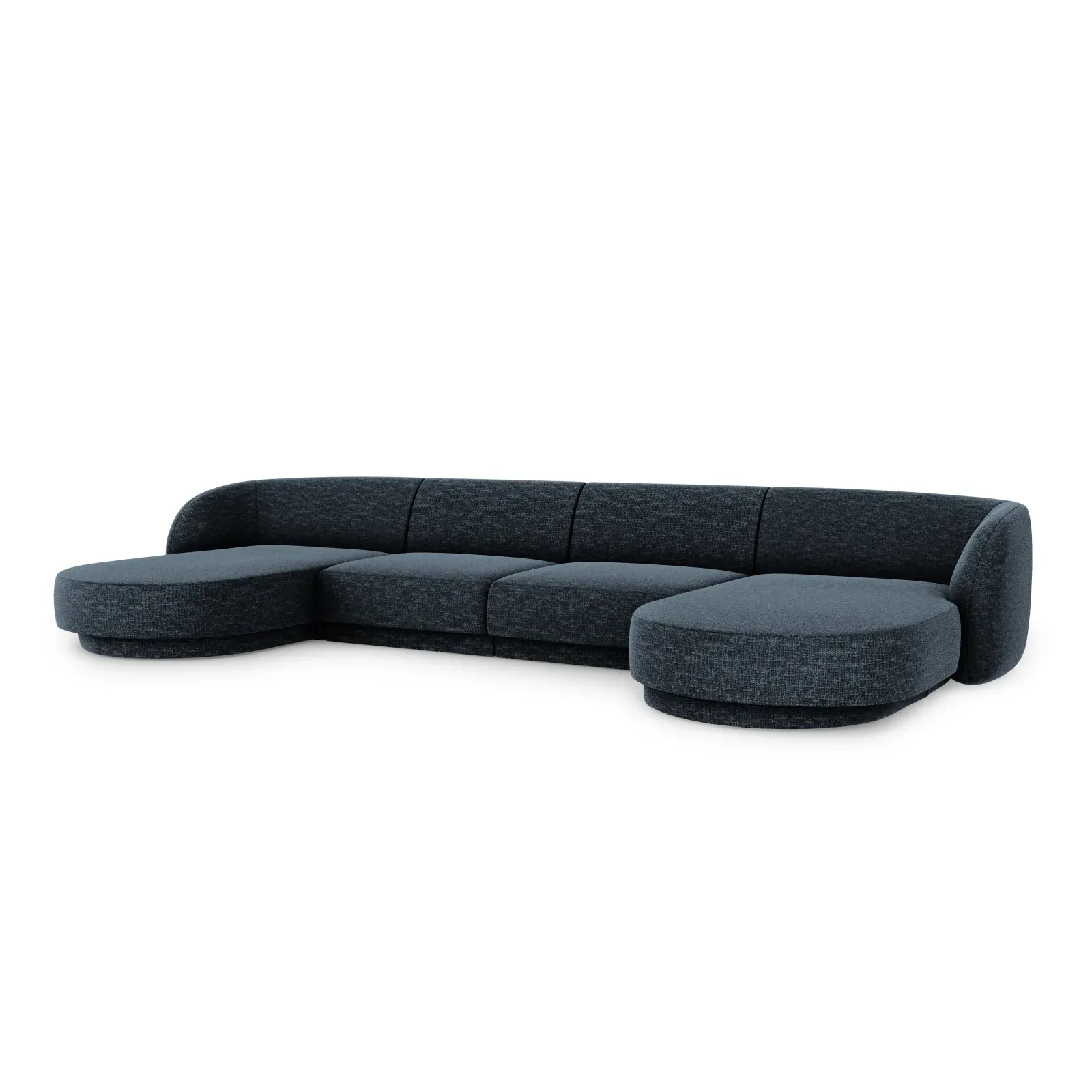 Miley 5-Sitzer Panorama-Sofa mit Bezug aus Chenille, 330x156 cm - Image 17