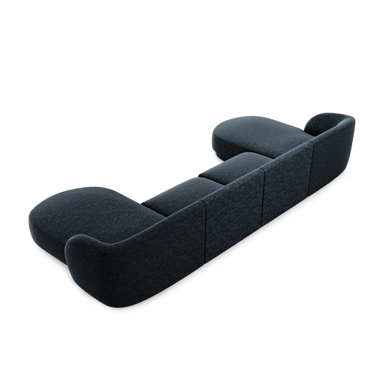 Miley 5-Sitzer Panorama-Sofa mit Bezug aus Chenille, 330x156 cm - Image 18