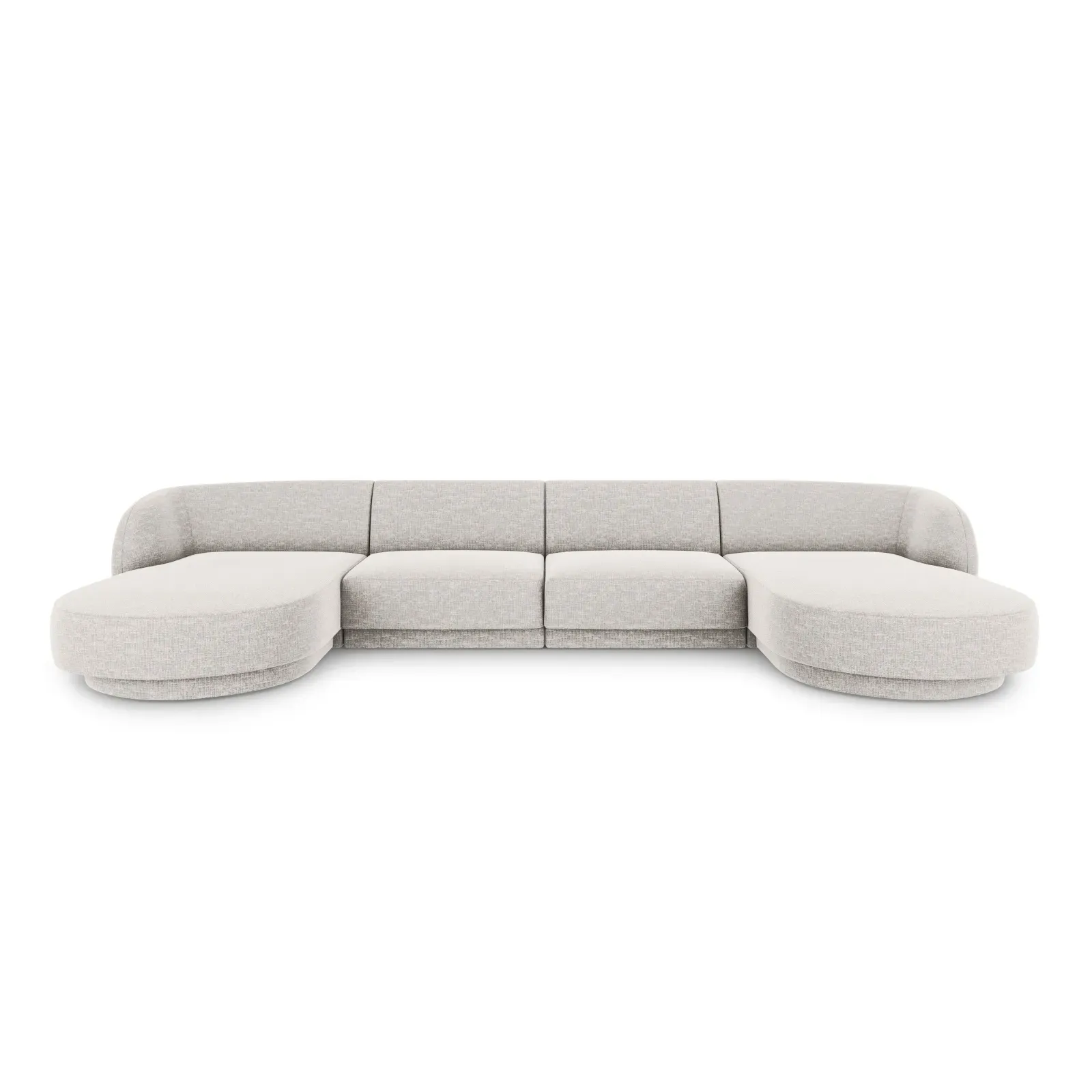 Miley 5-Sitzer Panorama-Sofa mit Bezug aus Chenille, 330x156 cm - Image 21