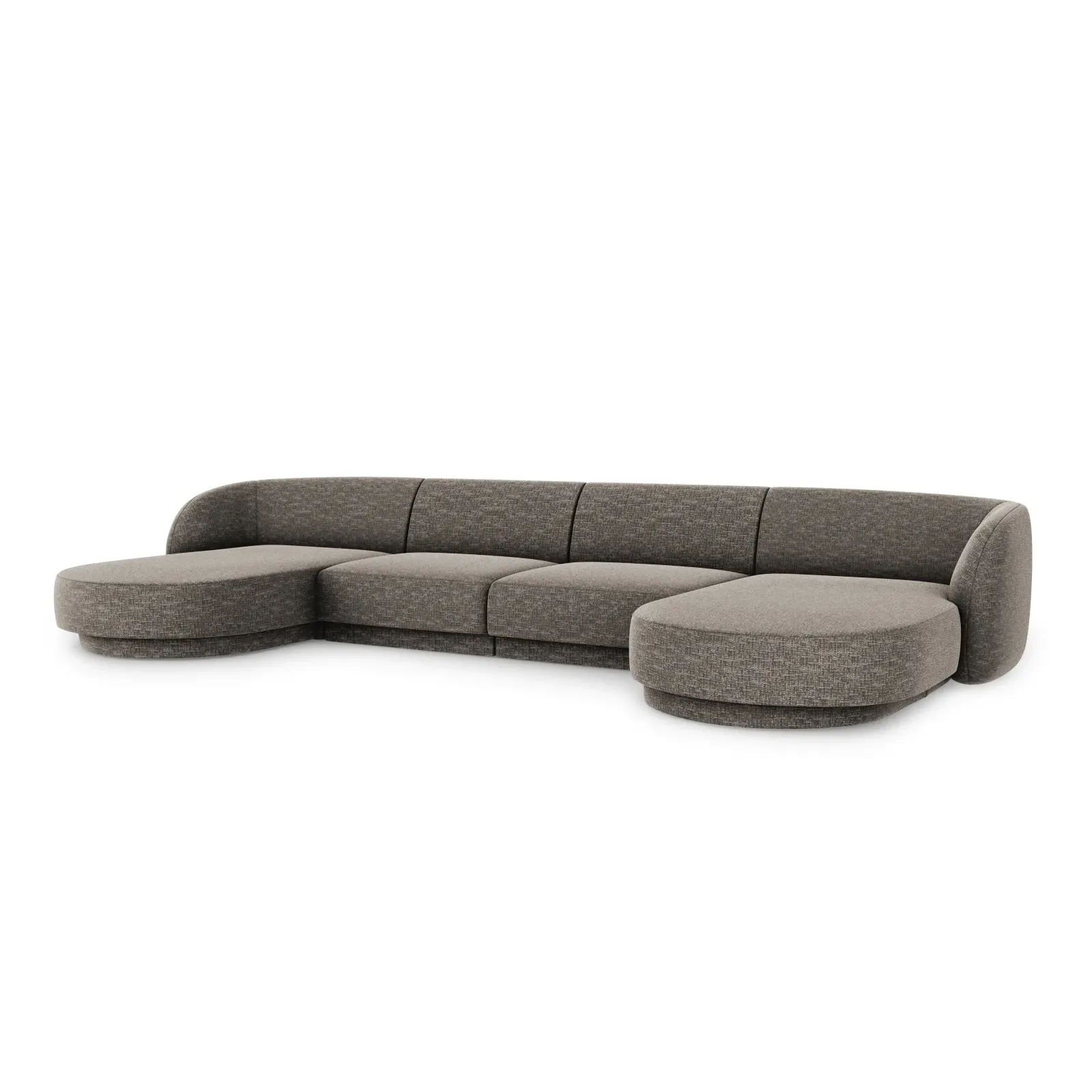 Miley 5-Sitzer Panorama-Sofa mit Bezug aus Chenille, 330x156 cm - Image 27
