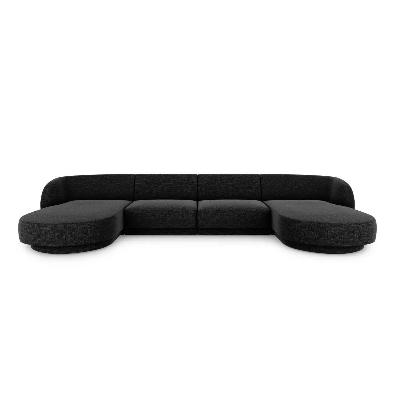Miley 5-Sitzer Panorama-Sofa mit Bezug aus Chenille, 330x156 cm - Image 31