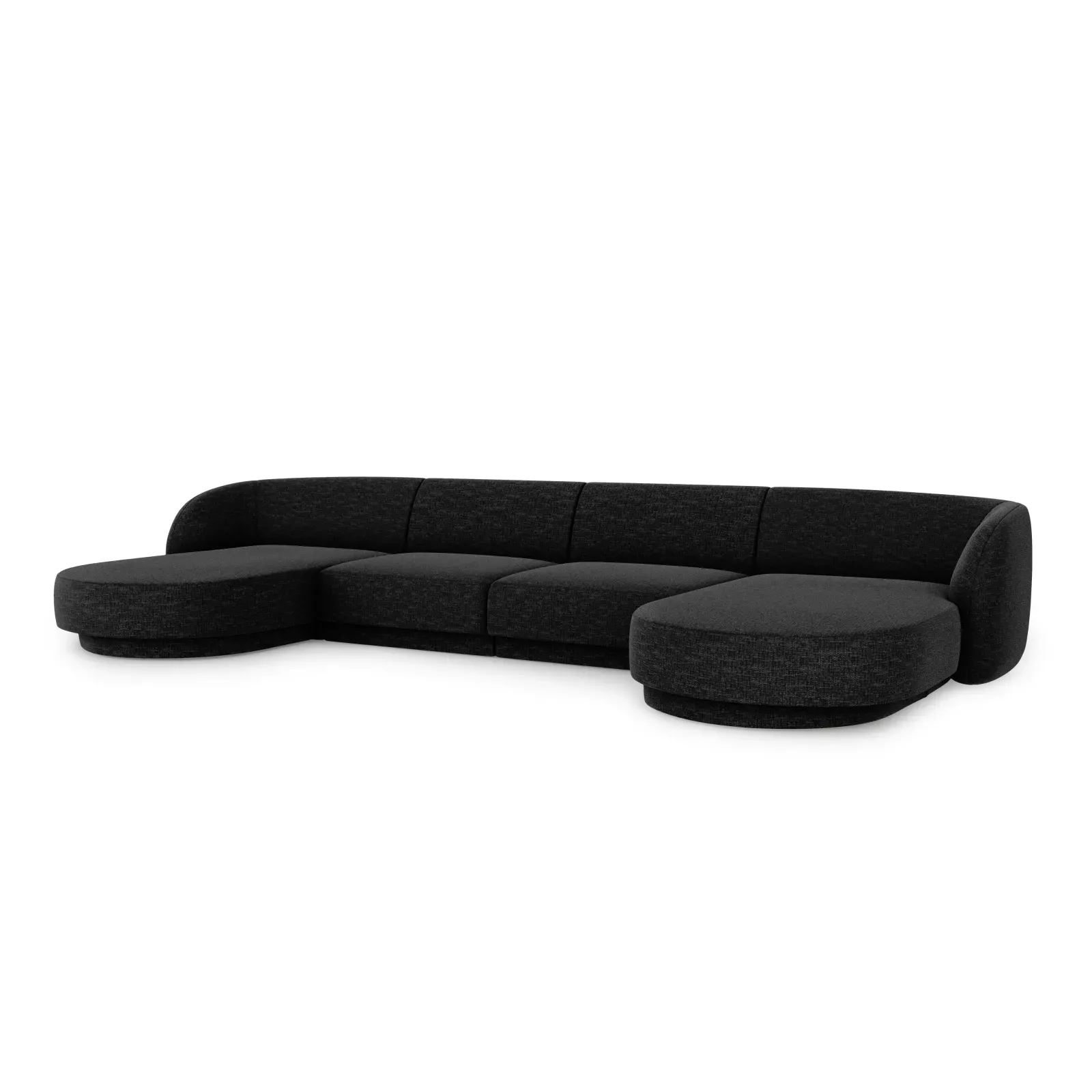 Miley 5-Sitzer Panorama-Sofa mit Bezug aus Chenille, 330x156 cm - Image 32