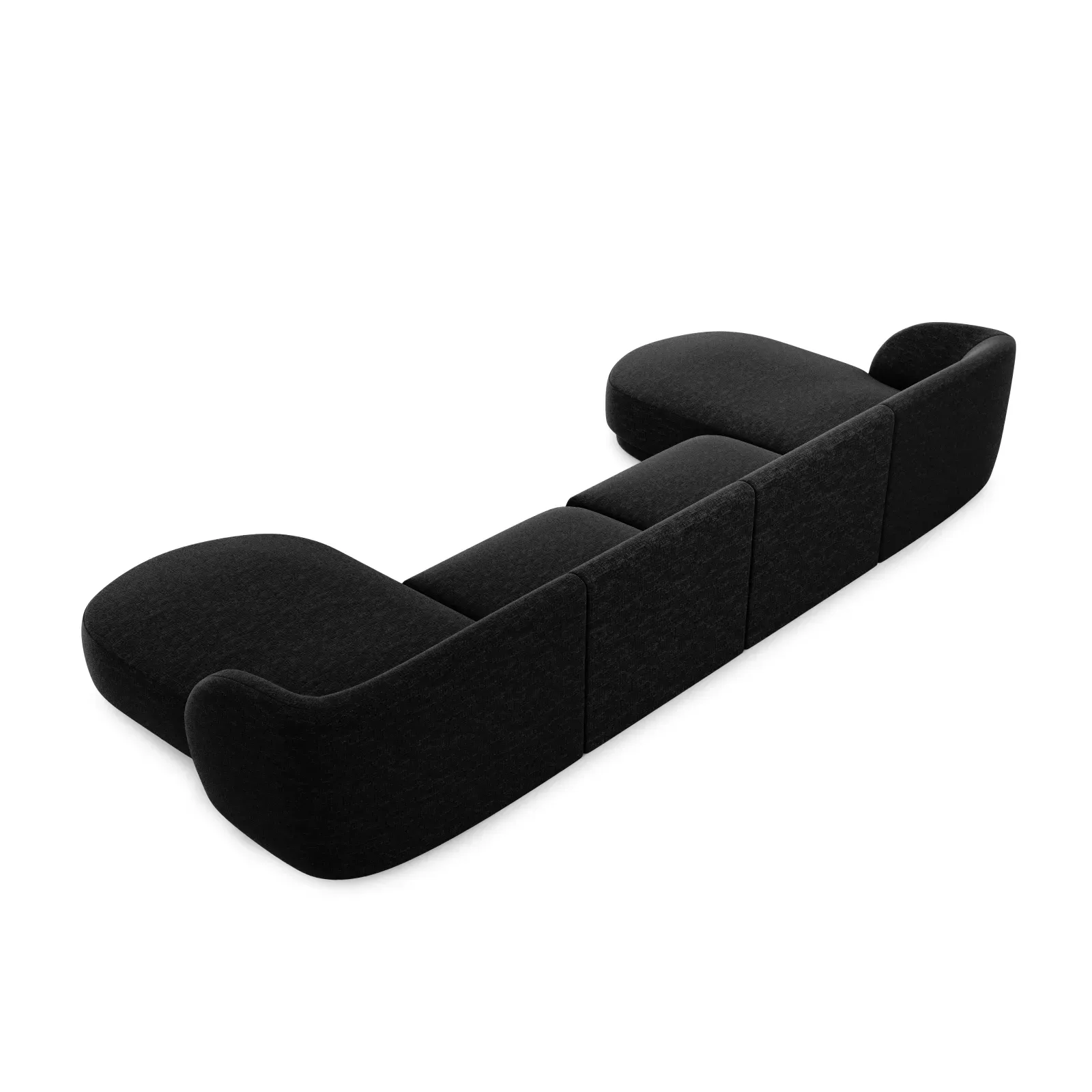 Miley 5-Sitzer Panorama-Sofa mit Bezug aus Chenille, 330x156 cm - Image 33