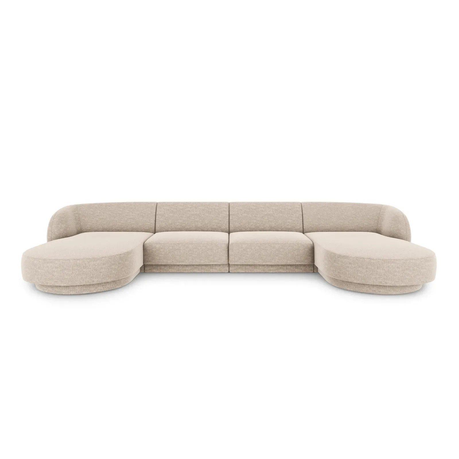Miley 5-Sitzer Panorama-Sofa mit Bezug aus Chenille, 330x156 cm - Image 6