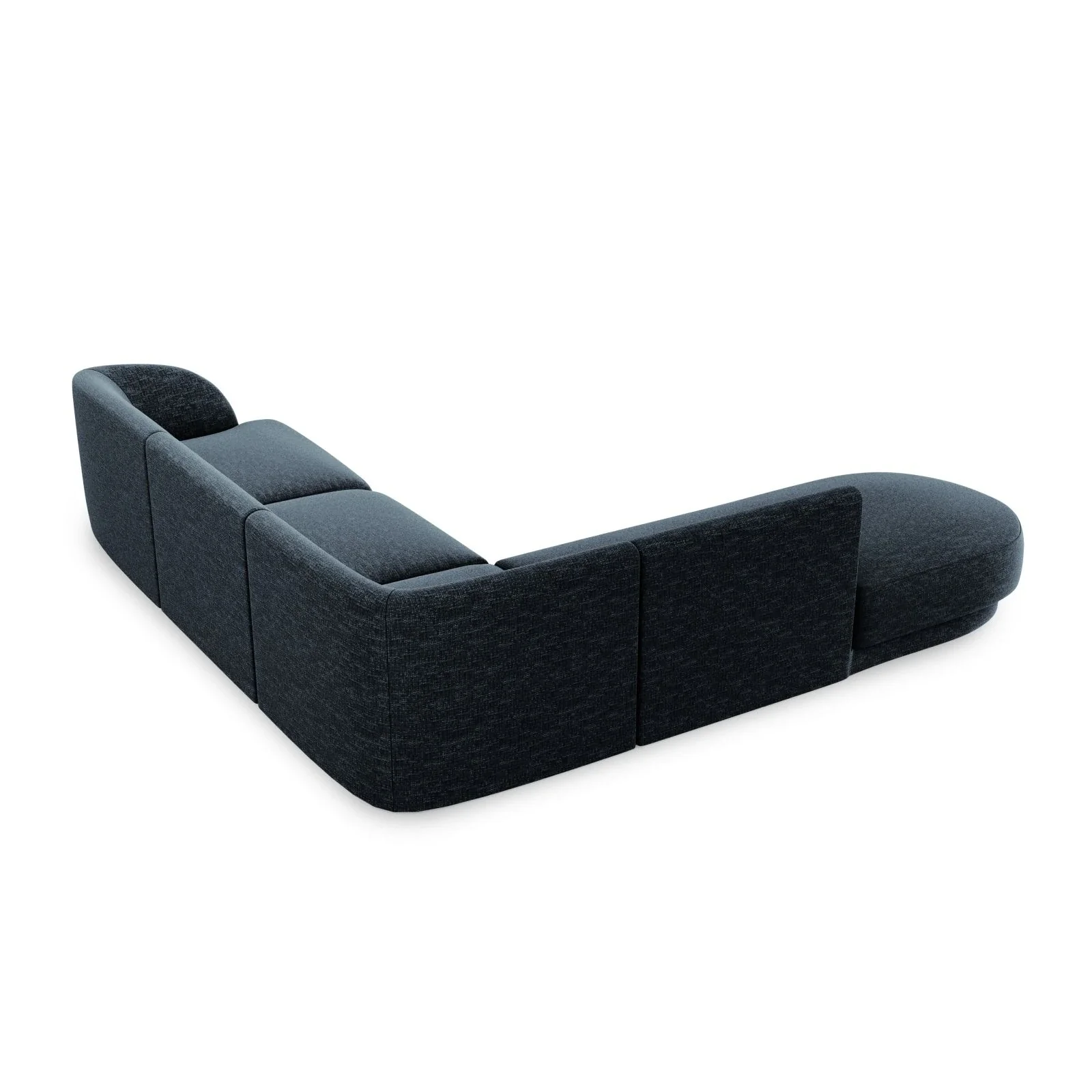 Miley 6-Sitzer Ecksofa, Chaiselongue Links, in Samt, Boucle oder Chenille, 255x248 cm - Image 19