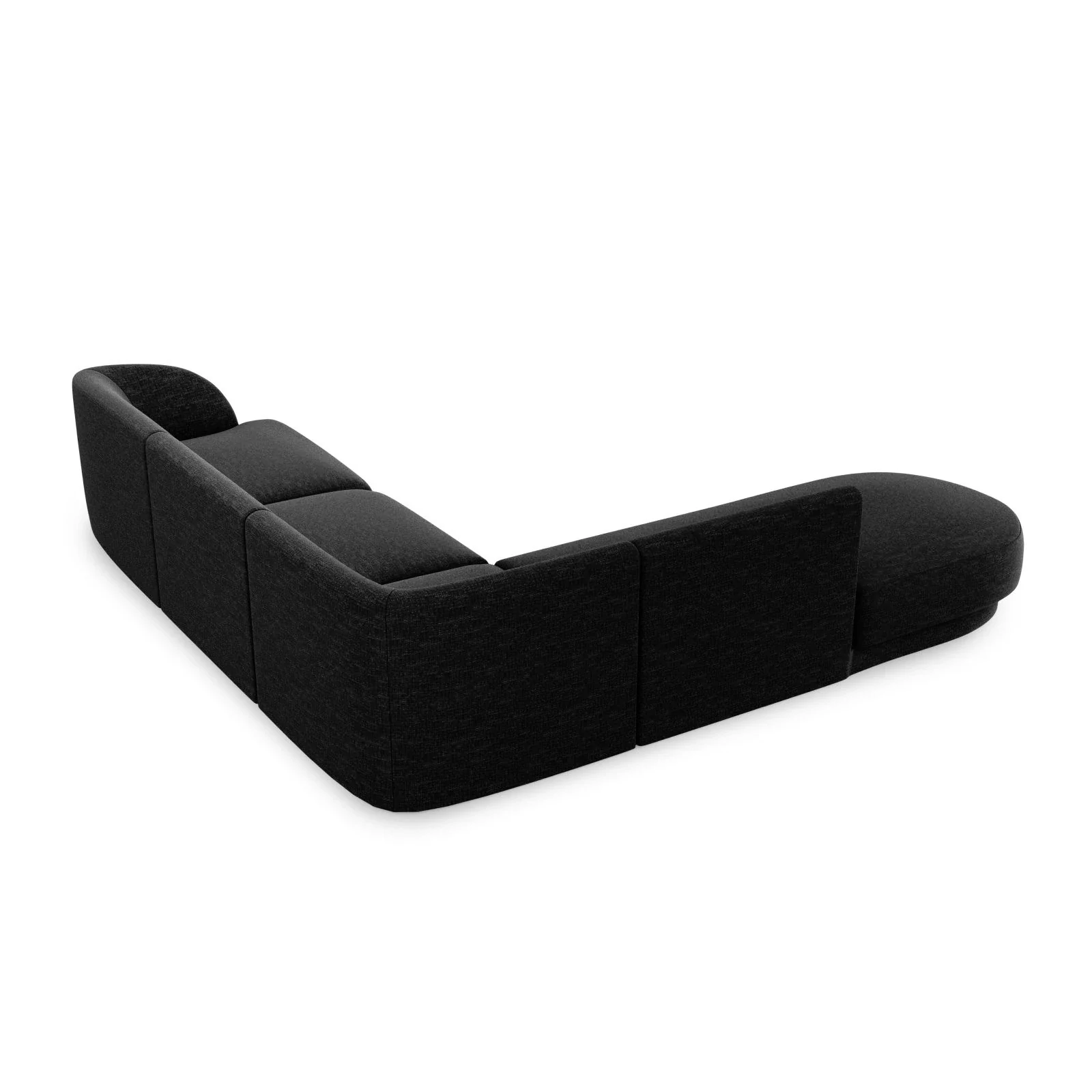 Miley 6-Sitzer Ecksofa, Chaiselongue Links, in Samt, Boucle oder Chenille, 255x248 cm - Image 34