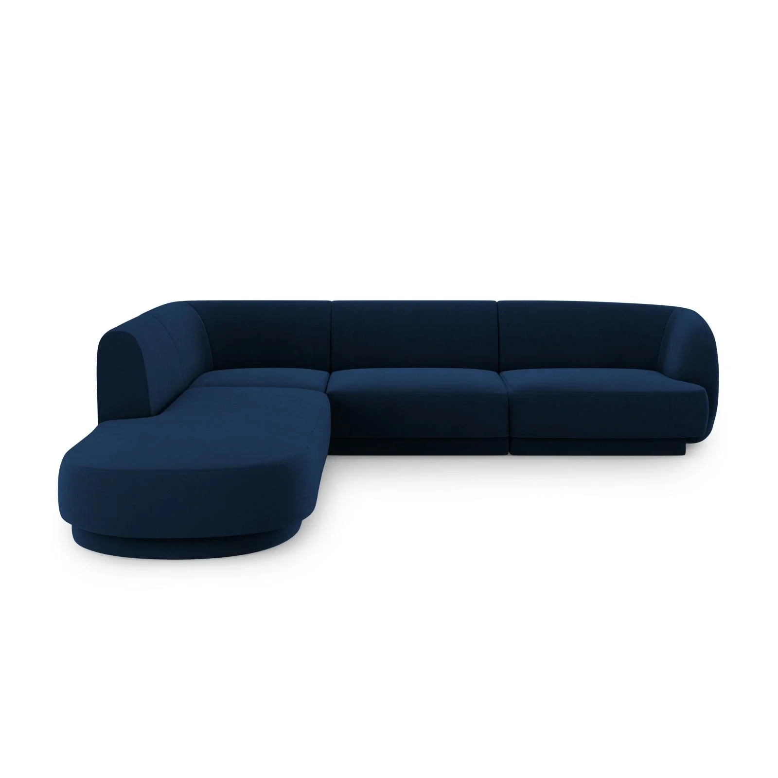 Miley 6-Sitzer Ecksofa, Chaiselongue Links, in Samt, Boucle oder Chenille, 255x248 cm - Image 40