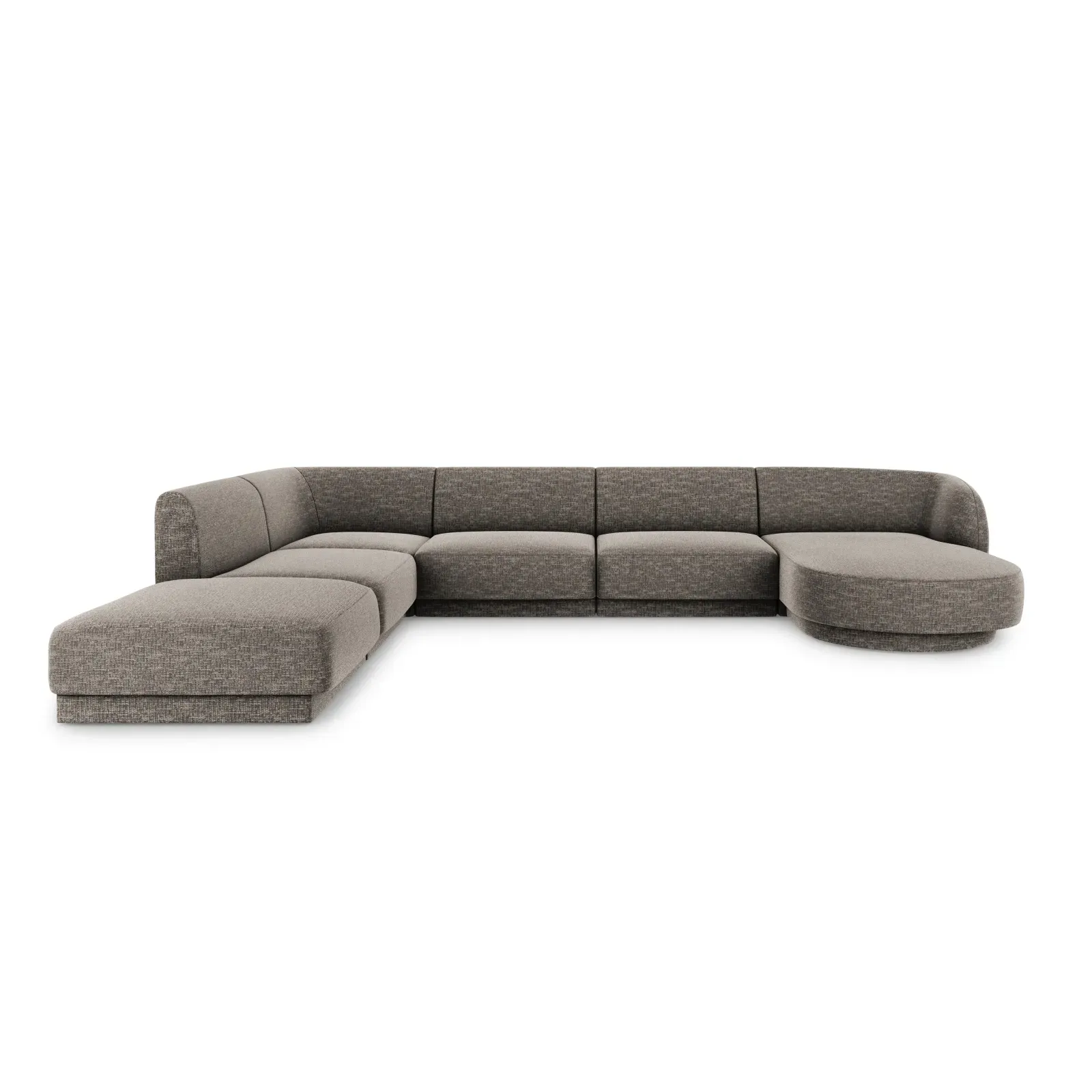 Miley 6-Sitzer Panorama-Sofa Links mit Bezug aus Chenille, 330x255 cm - Image 26