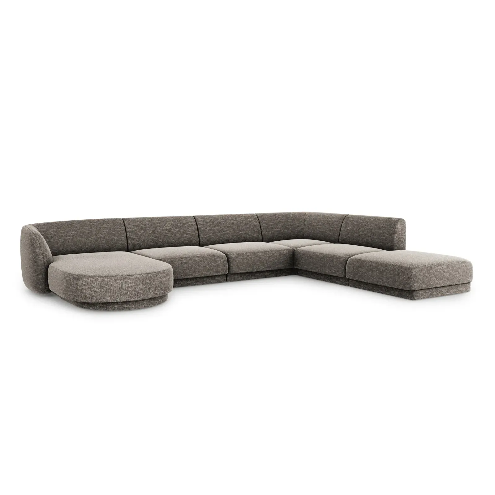 Miley 6-Sitzer Panorama-Sofa Rechts mit Bezug aus Chenille, 330x255 cm - Image 27