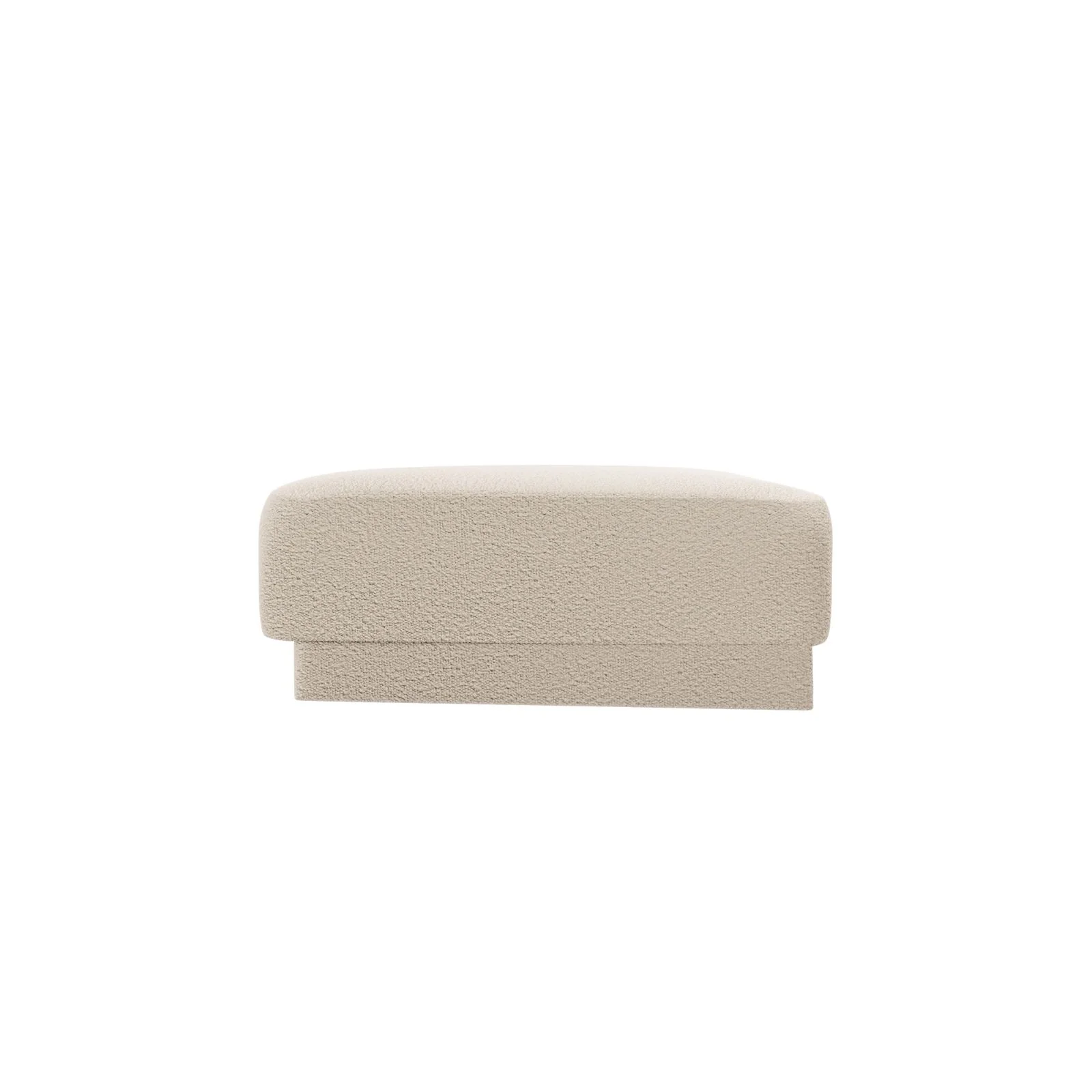 Miley Pouf aus Samt, Boucle oder Chenille, 88x79 cm - Image 10