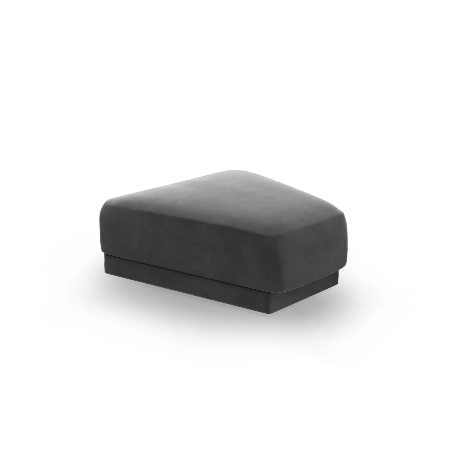 Miley Pouf aus Samt, Boucle oder Chenille, 88x79 cm - Image 121