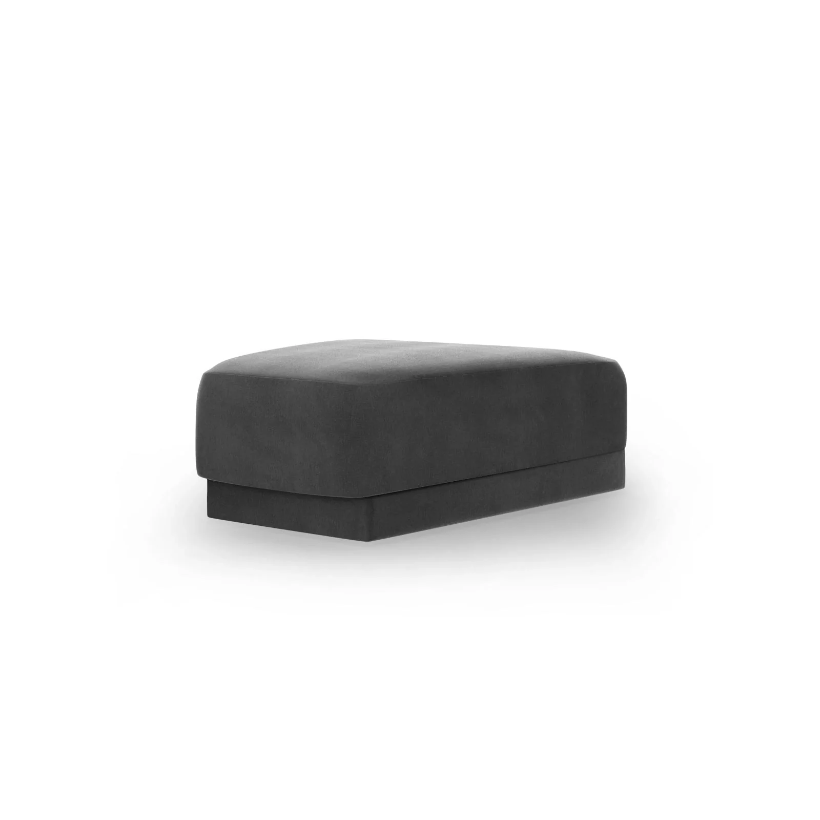 Miley Pouf aus Samt, Boucle oder Chenille, 88x79 cm - Image 123
