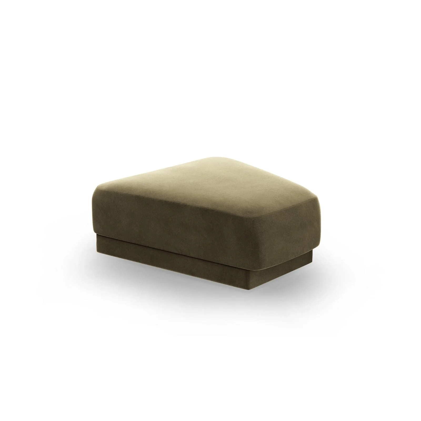 Miley Pouf aus Samt, Boucle oder Chenille, 88x79 cm - Image 145