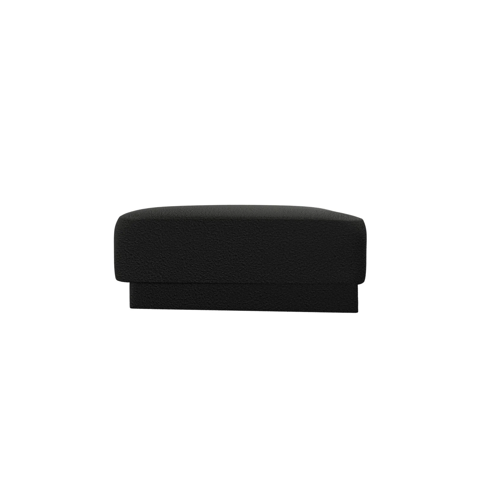 Miley Pouf aus Samt, Boucle oder Chenille, 88x79 cm - Image 16