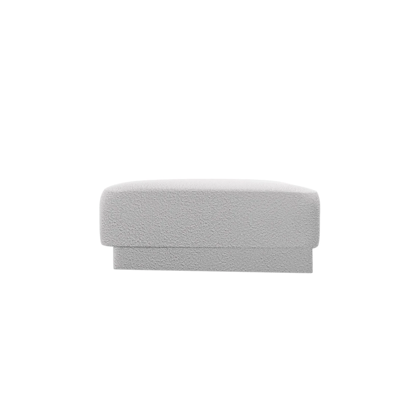 Miley Pouf aus Samt, Boucle oder Chenille, 88x79 cm - Image 22