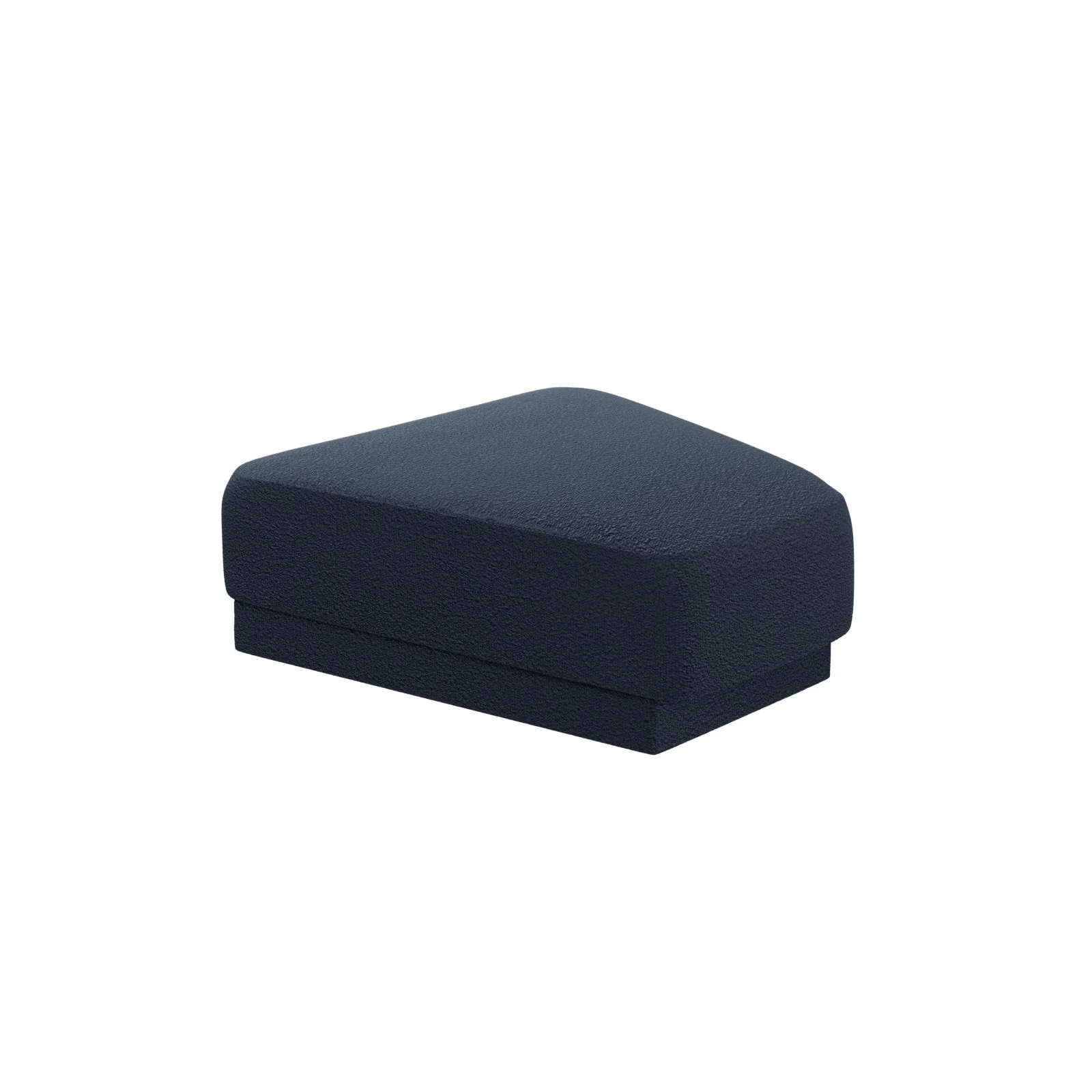 Miley Pouf aus Samt, Boucle oder Chenille, 88x79 cm - Image 25