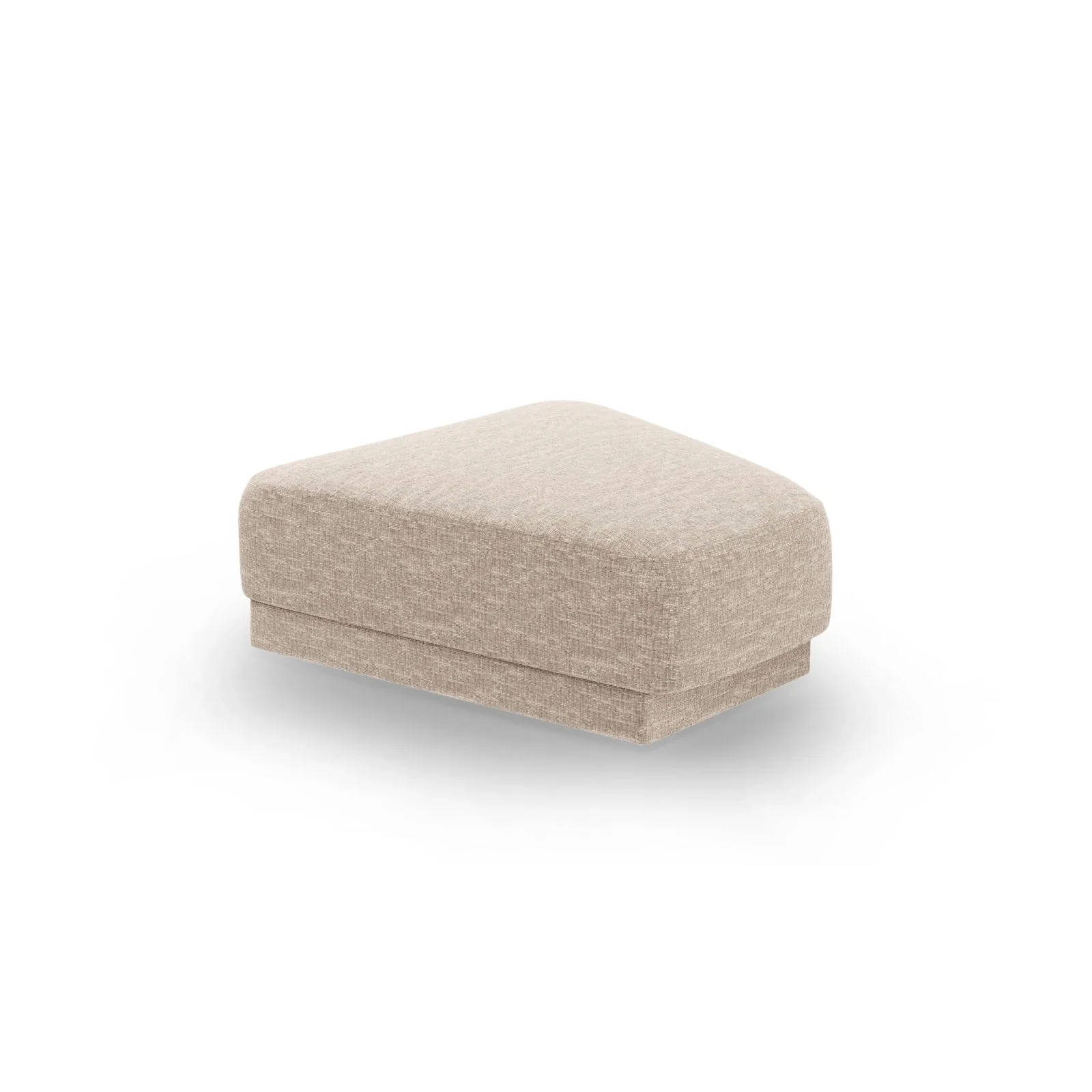 Miley Pouf aus Samt, Boucle oder Chenille, 88x79 cm - Image 43
