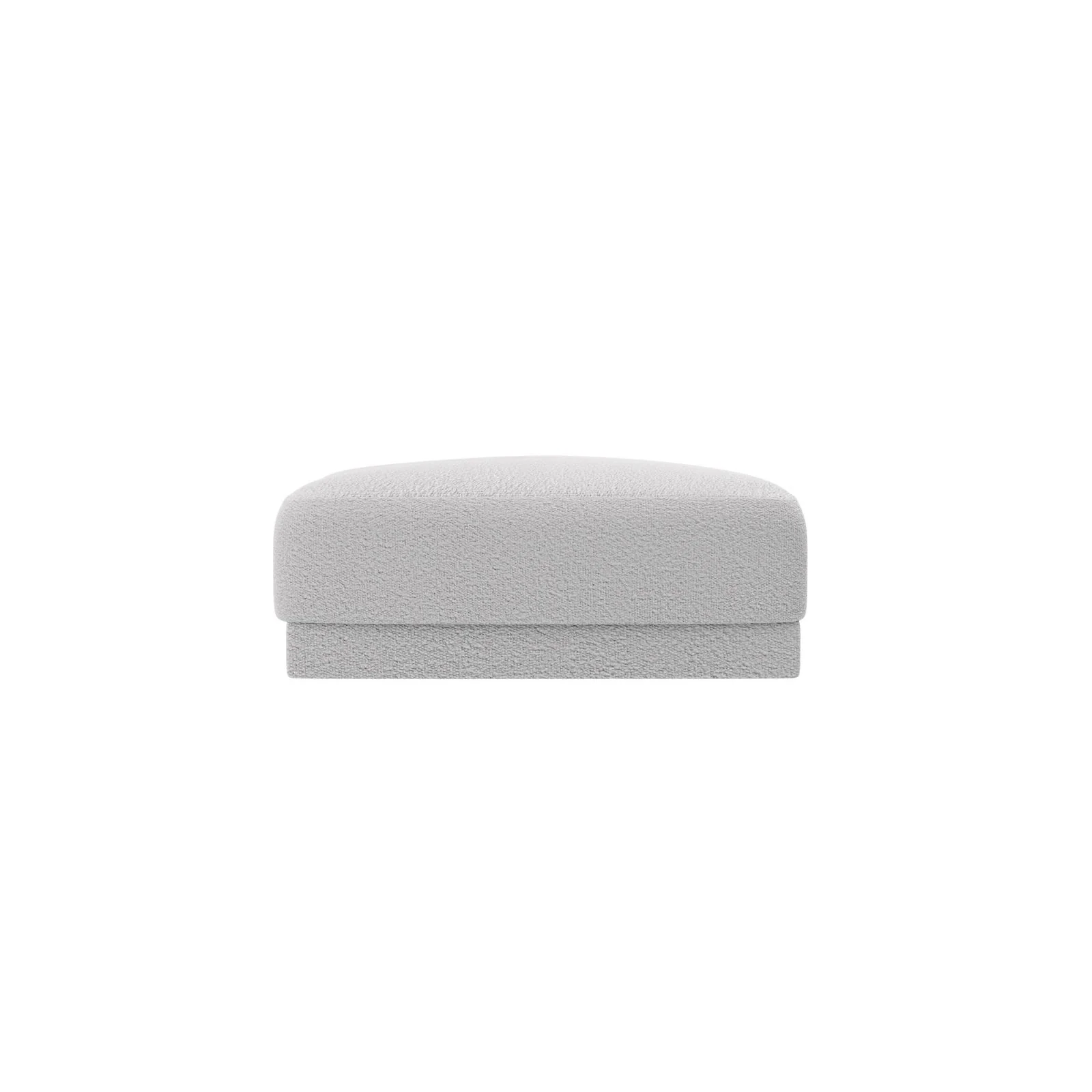 Miley Pouf aus Samt, Boucle oder Chenille, 90x90 cm - Image 16