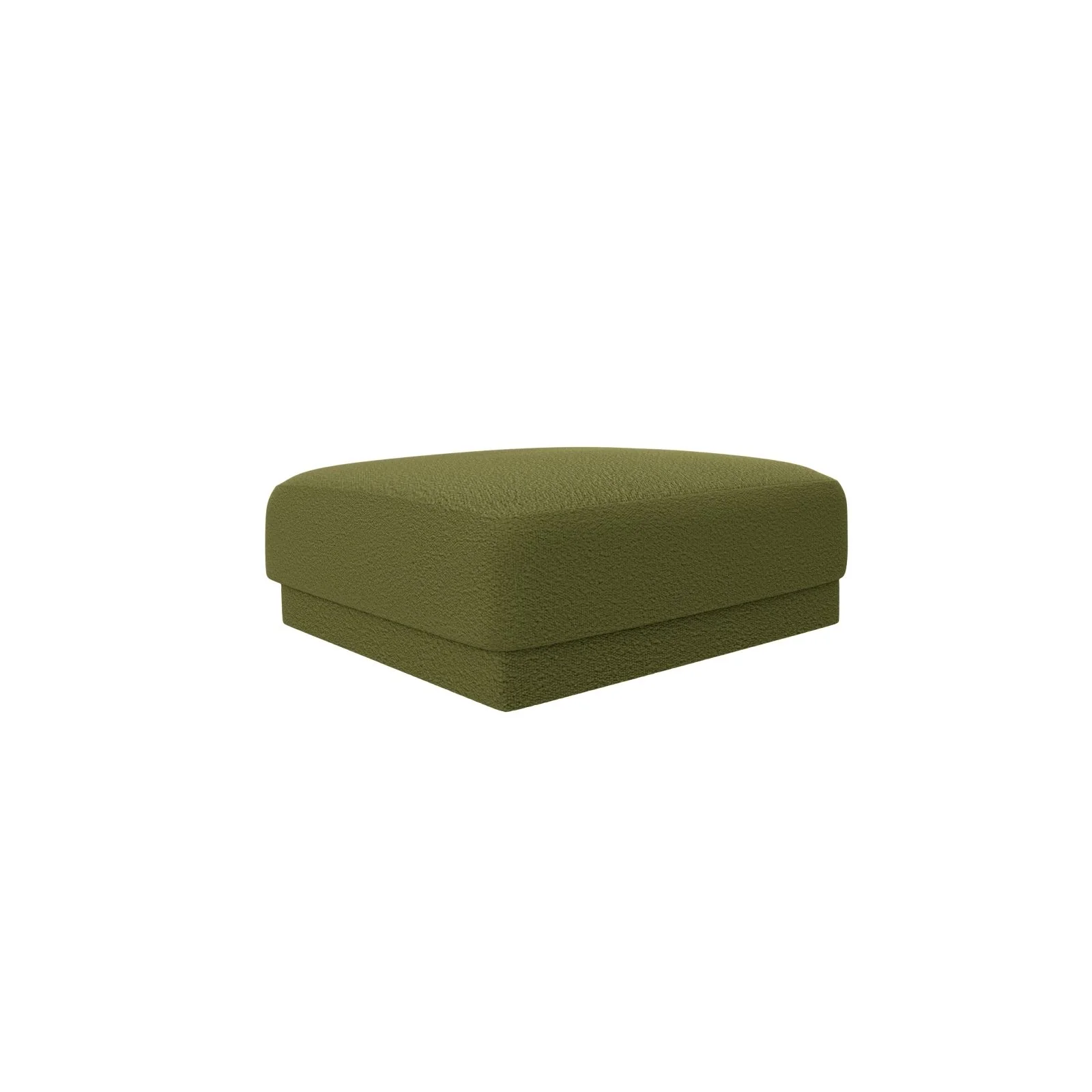 Miley Pouf aus Samt, Boucle oder Chenille, 90x90 cm - Image 28