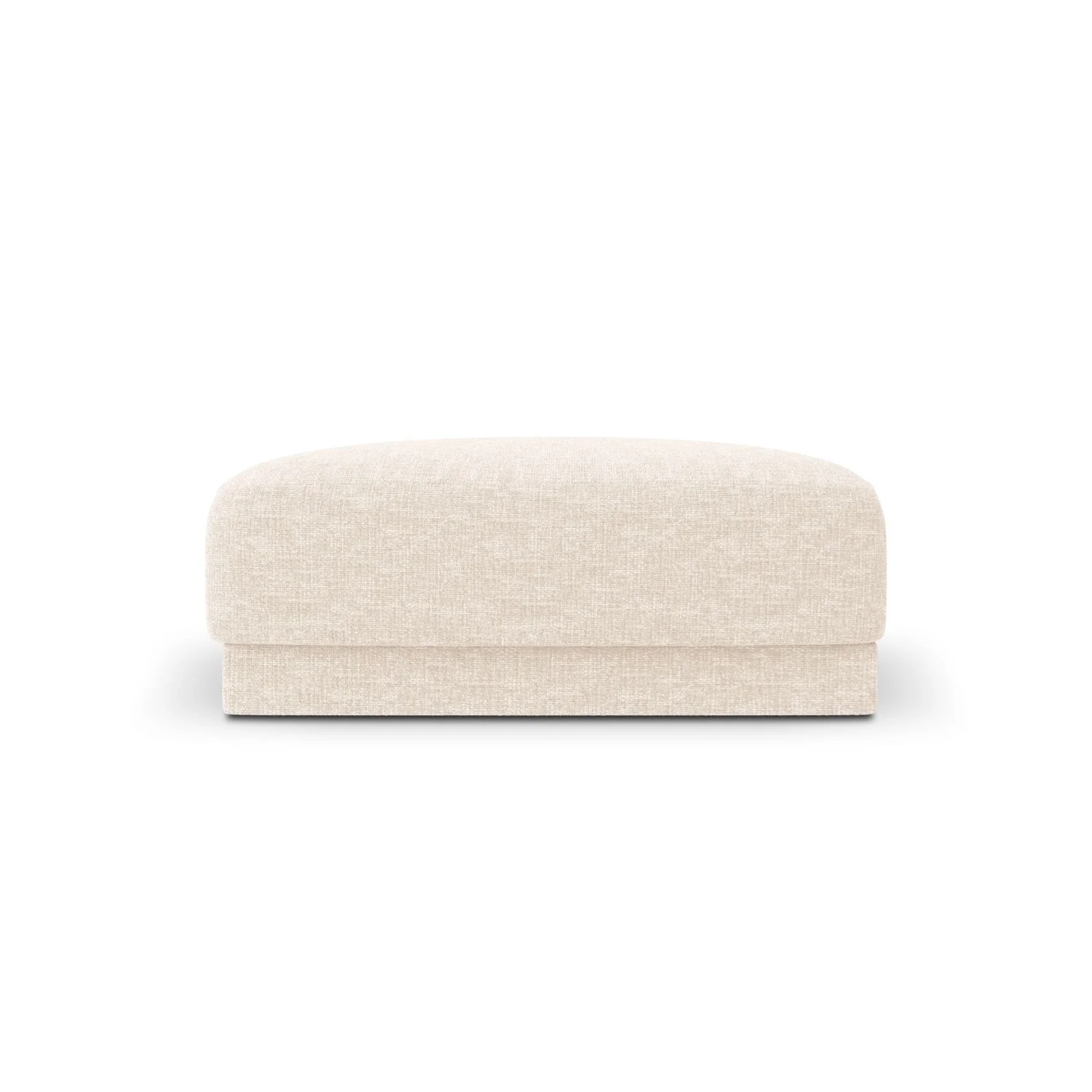 Miley Pouf aus Samt, Boucle oder Chenille, 90x90 cm - Image 31