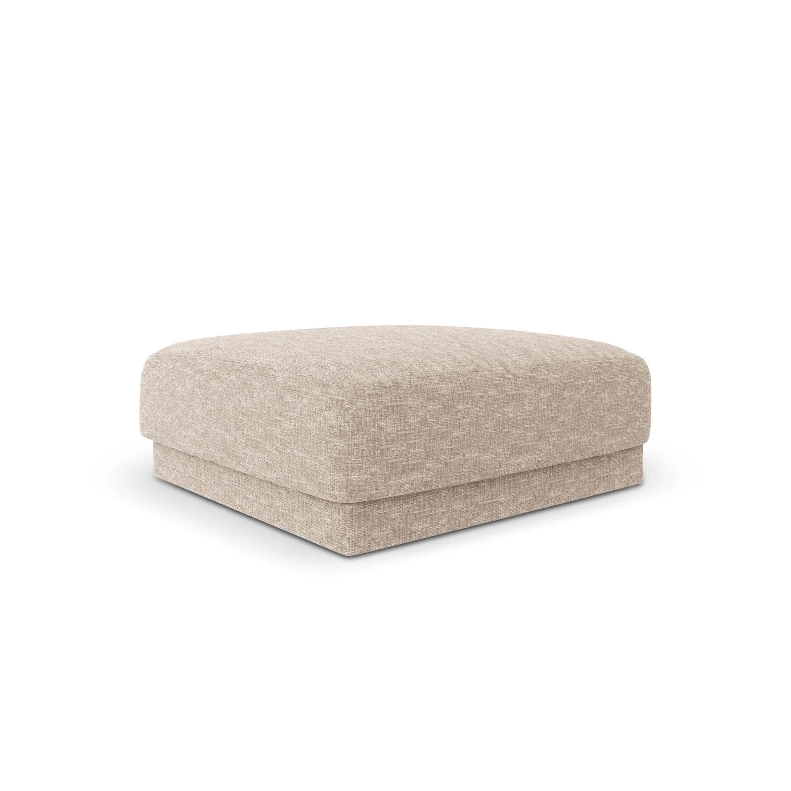 Miley Pouf aus Samt, Boucle oder Chenille, 90x90 cm - Image 38
