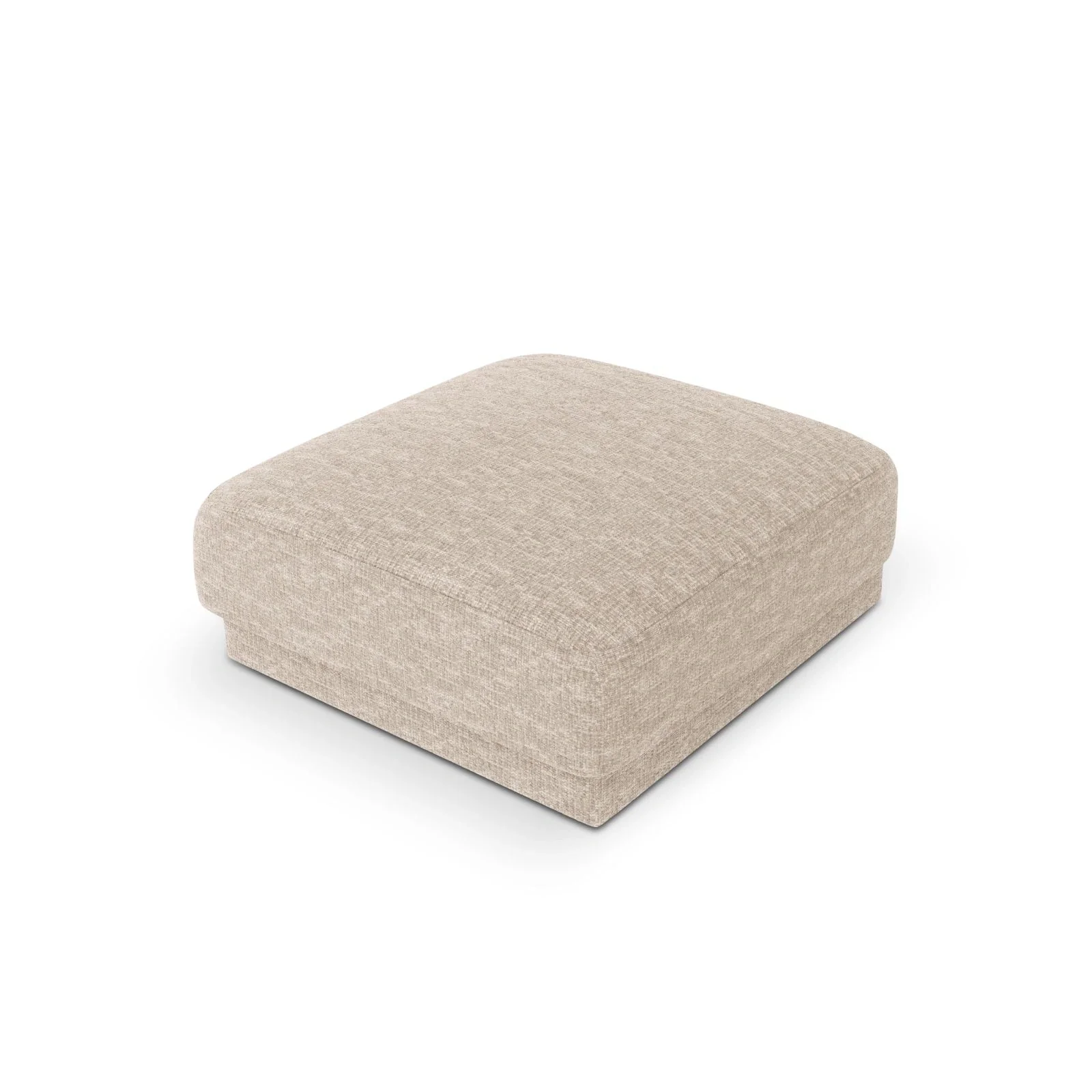 Miley Pouf aus Samt, Boucle oder Chenille, 90x90 cm - Image 39