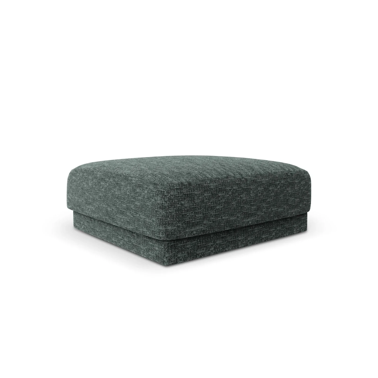 Miley Pouf aus Samt, Boucle oder Chenille, 90x90 cm - Image 43