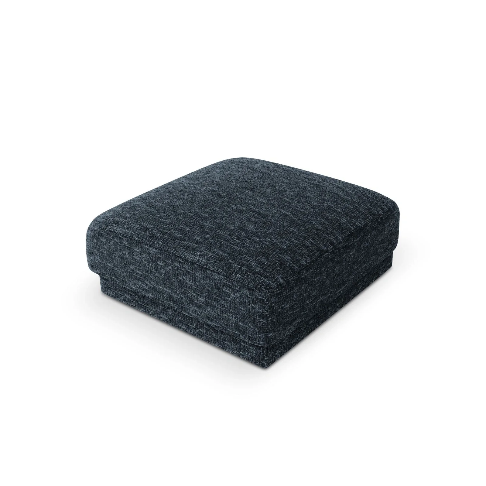 Miley Pouf aus Samt, Boucle oder Chenille, 90x90 cm - Image 49