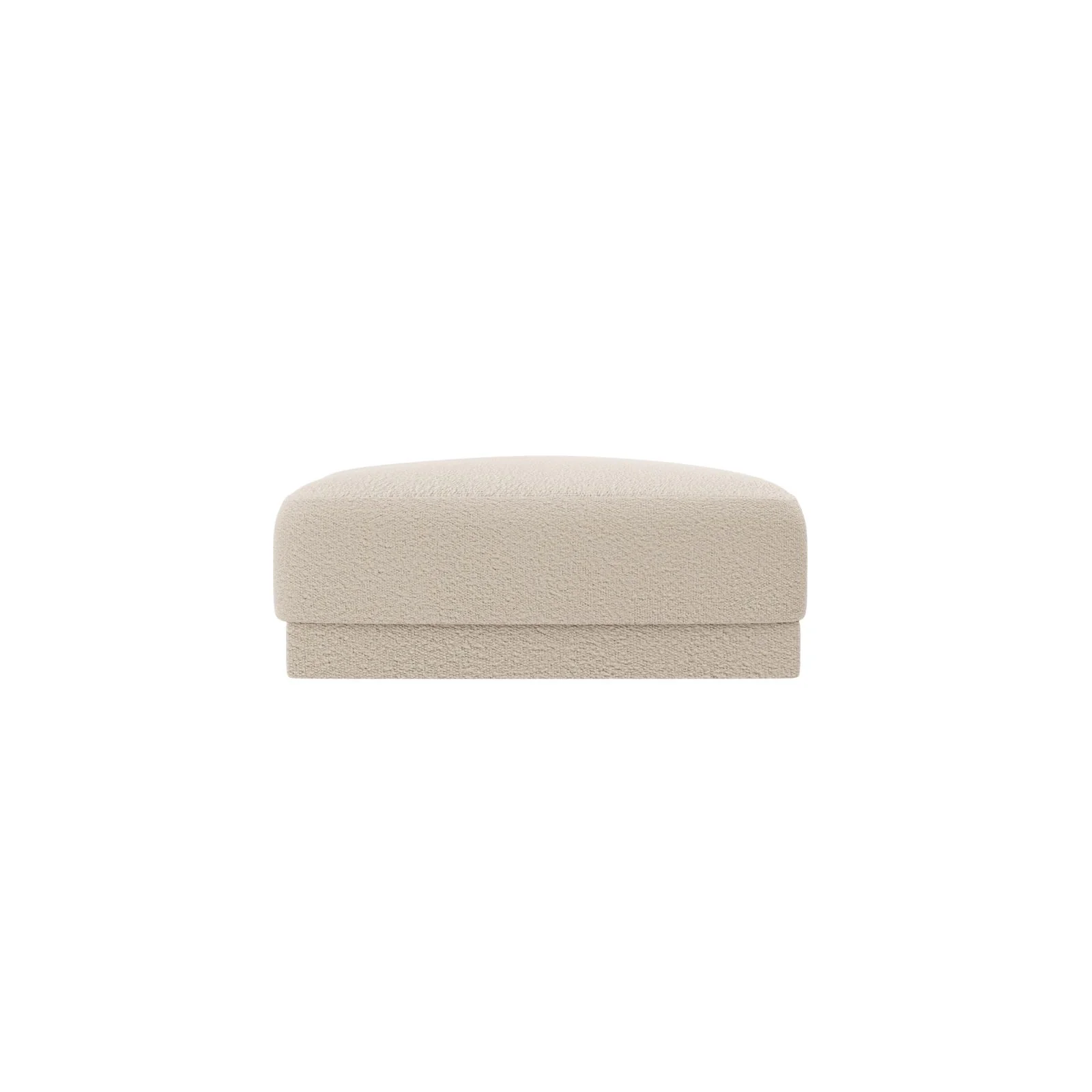 Miley Pouf aus Samt, Boucle oder Chenille, 90x90 cm - Image 6