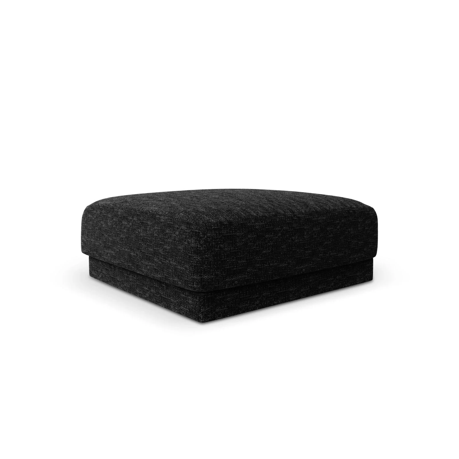 Miley Pouf aus Samt, Boucle oder Chenille, 90x90 cm - Image 63