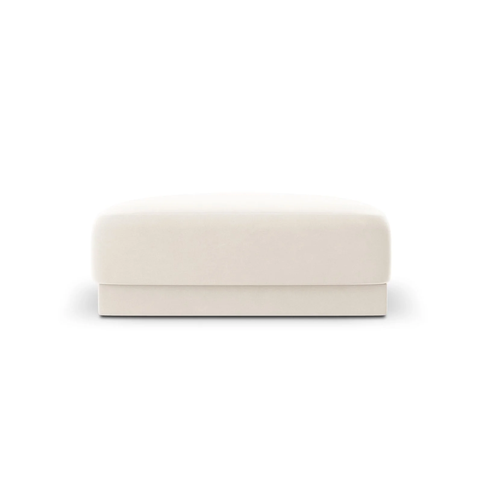 Miley Pouf aus Samt, Boucle oder Chenille, 90x90 cm - Image 86