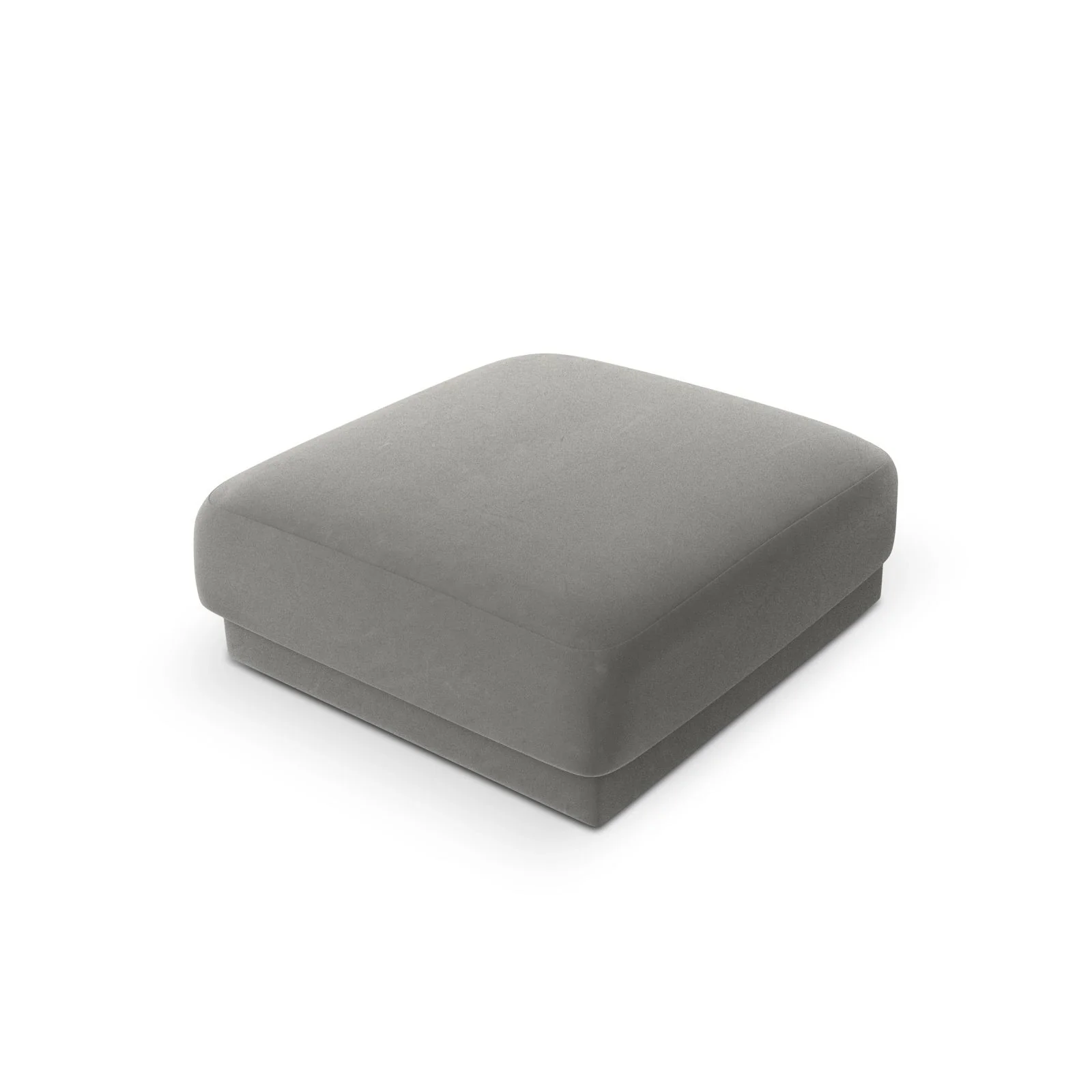 Miley Pouf aus Samt, Boucle oder Chenille, 90x90 cm - Image 99