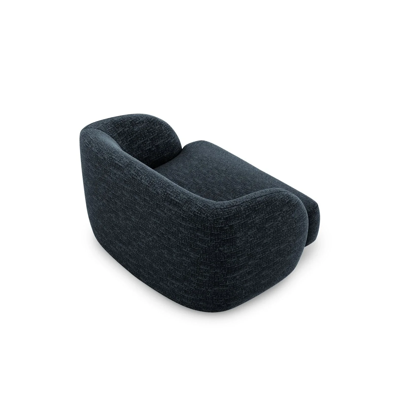 Miley Sessel mit Bezug in Samt, Boucle oder Chenille, 103x90 cm - Image 19