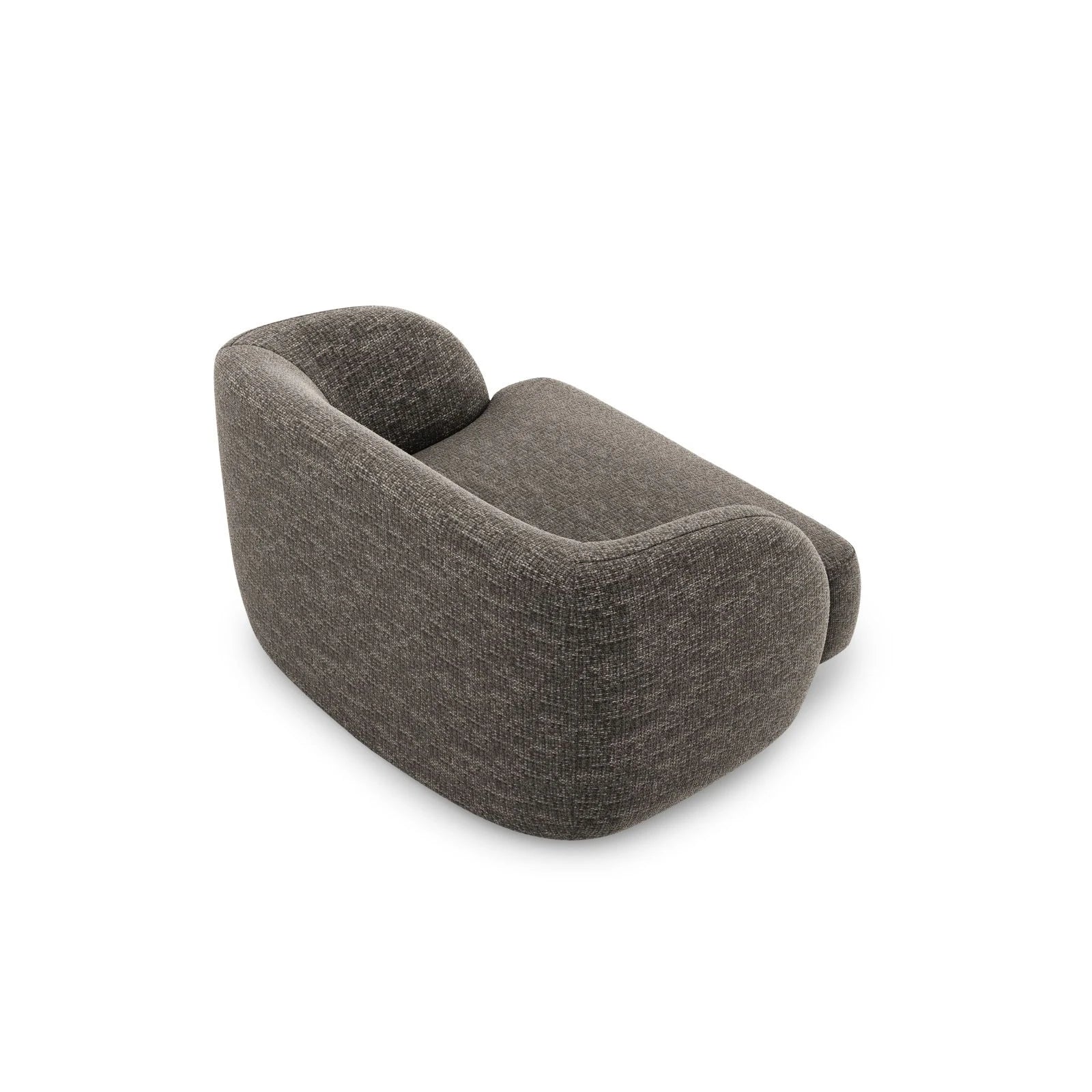 Miley Sessel mit Bezug in Samt, Boucle oder Chenille, 103x90 cm - Image 29