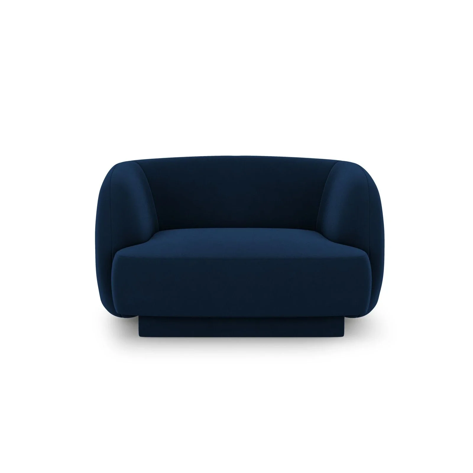 Miley Sessel mit Bezug in Samt, Boucle oder Chenille, 103x90 cm - Image 40